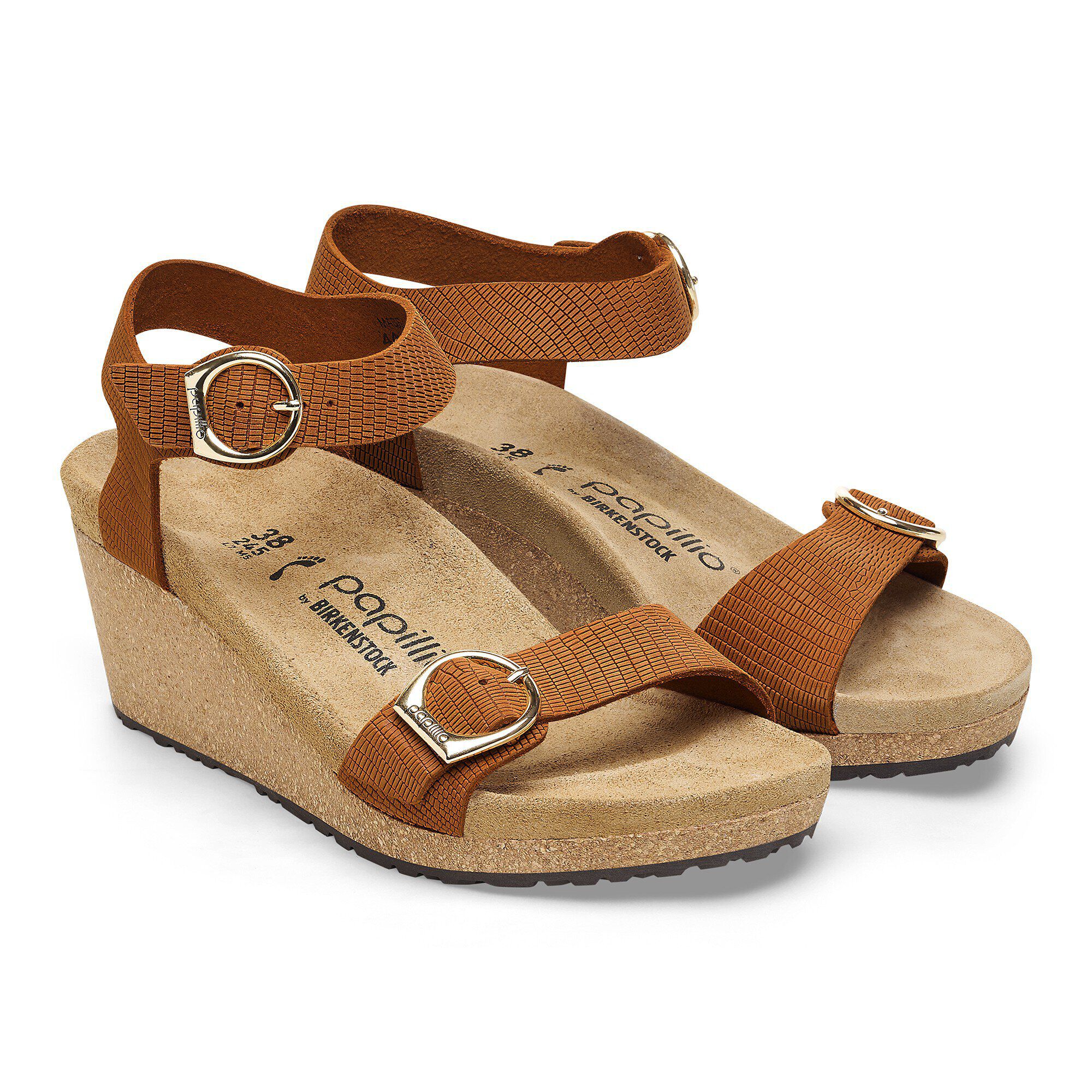Soley Ring-Buckle Nubuck Leather Embossed - Image 5