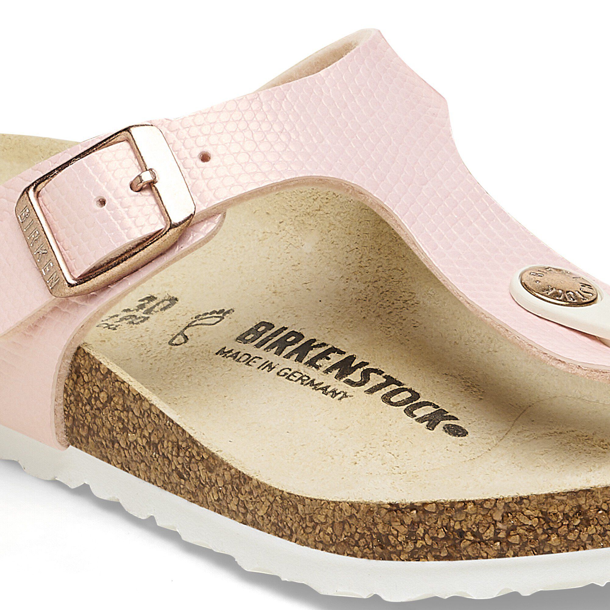Gizeh Kids Bs Birko-Flor Embossed Shiny Light Rose - Image 6