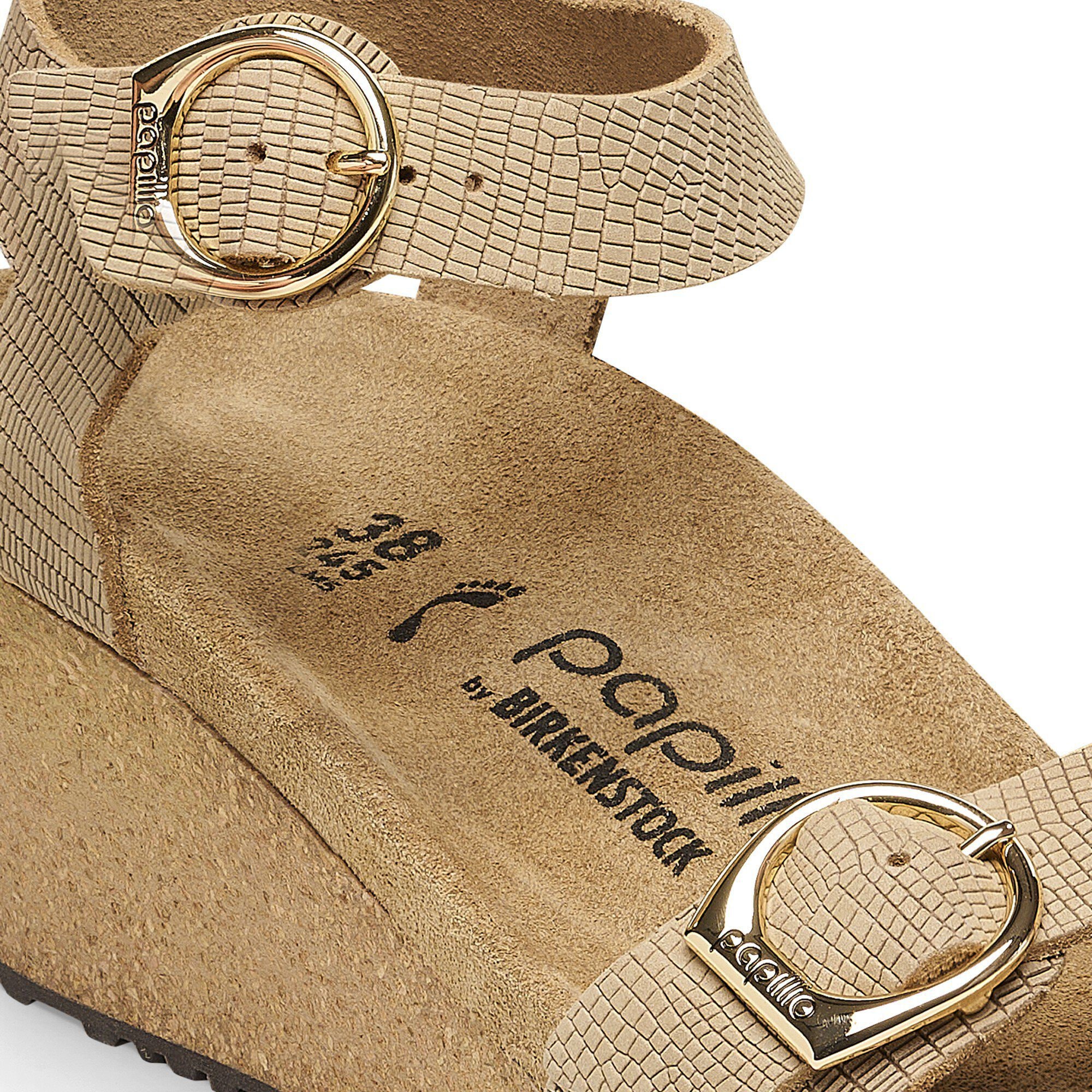 Soley Ring-Buckle Nubuck Leather Embossed - Image 4