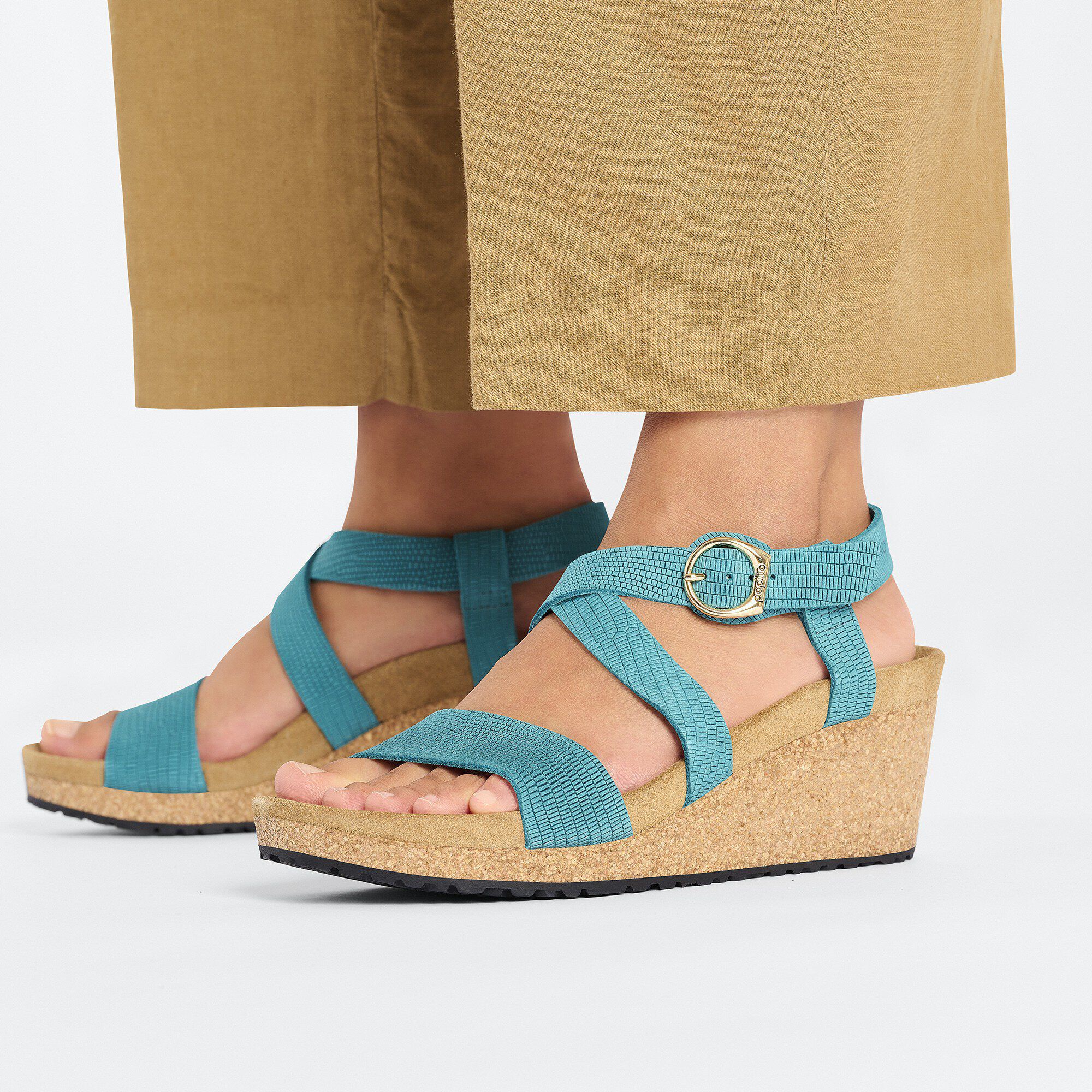 Sibyl Ring-Buckle Nubuck Leather Embossed - Image 8