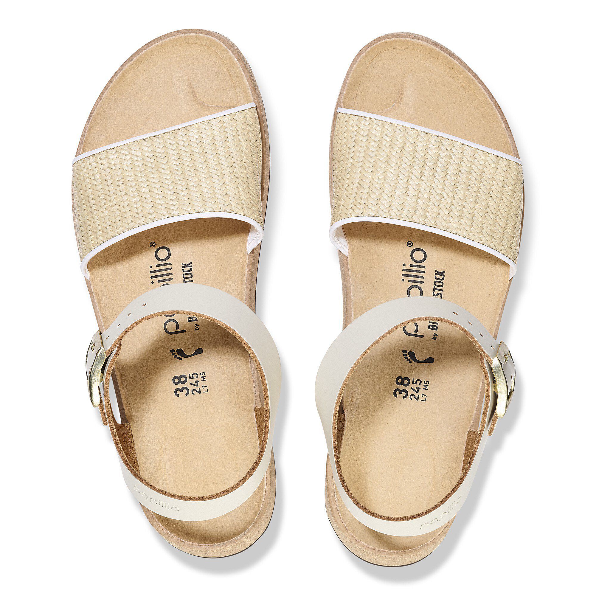 Glenda Raffia Natural Leather/Synthetics - Image 2