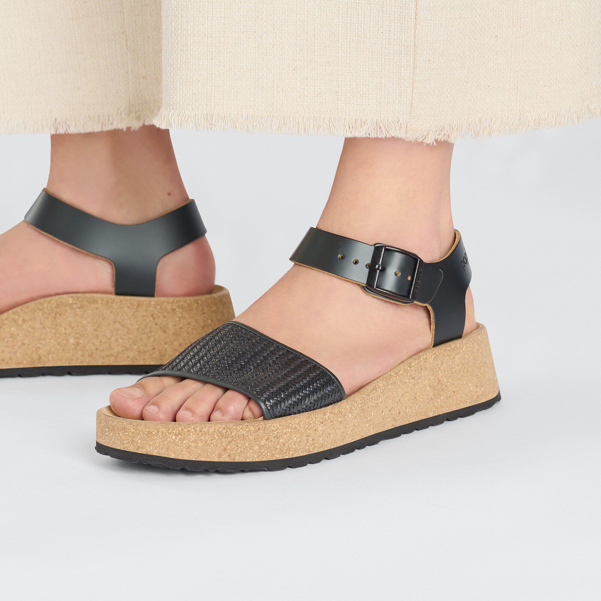 Glenda Raffia Natural Leather/Synthetics - Image 5