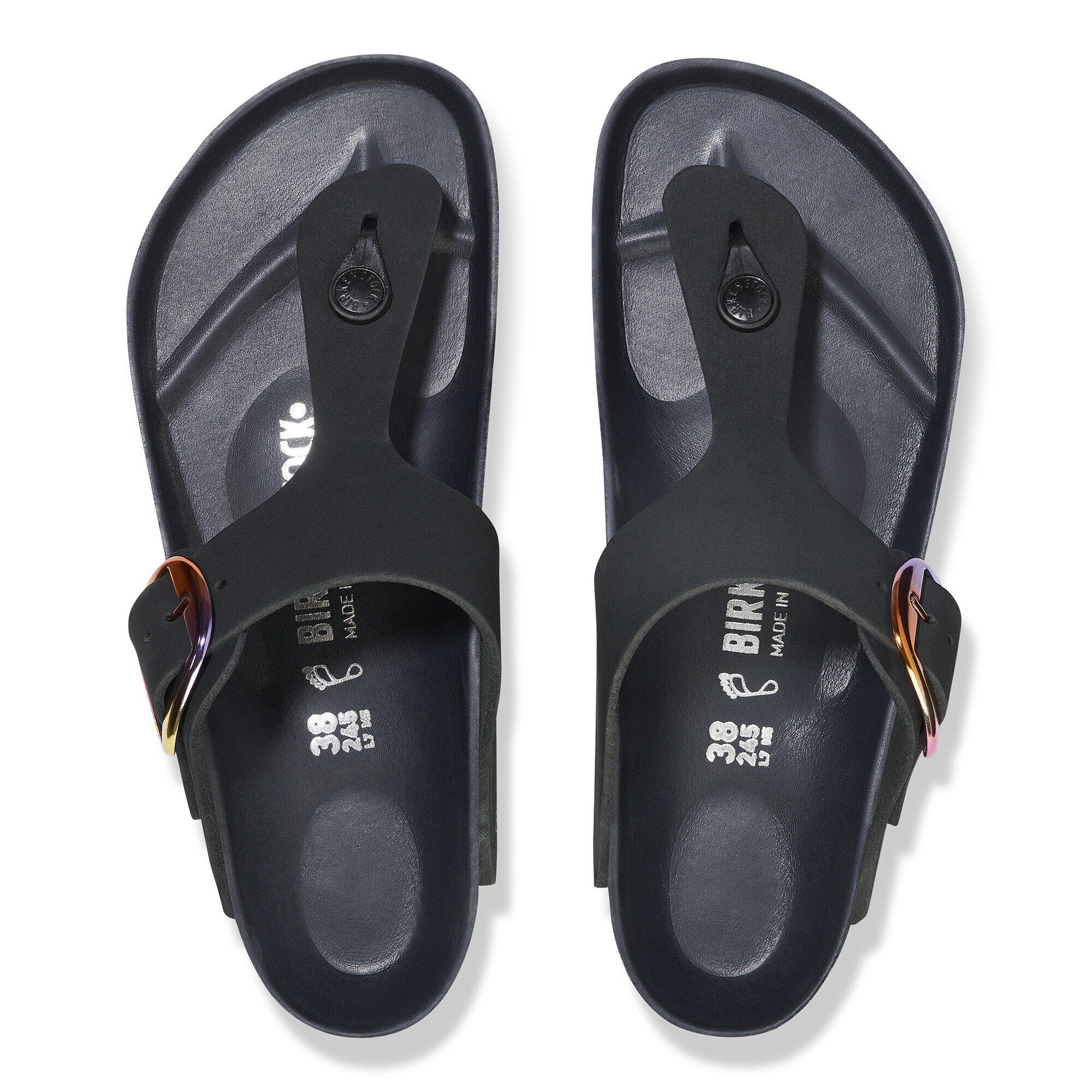 Alternative view of Gizeh Big Buckle Nubuck Leather Black