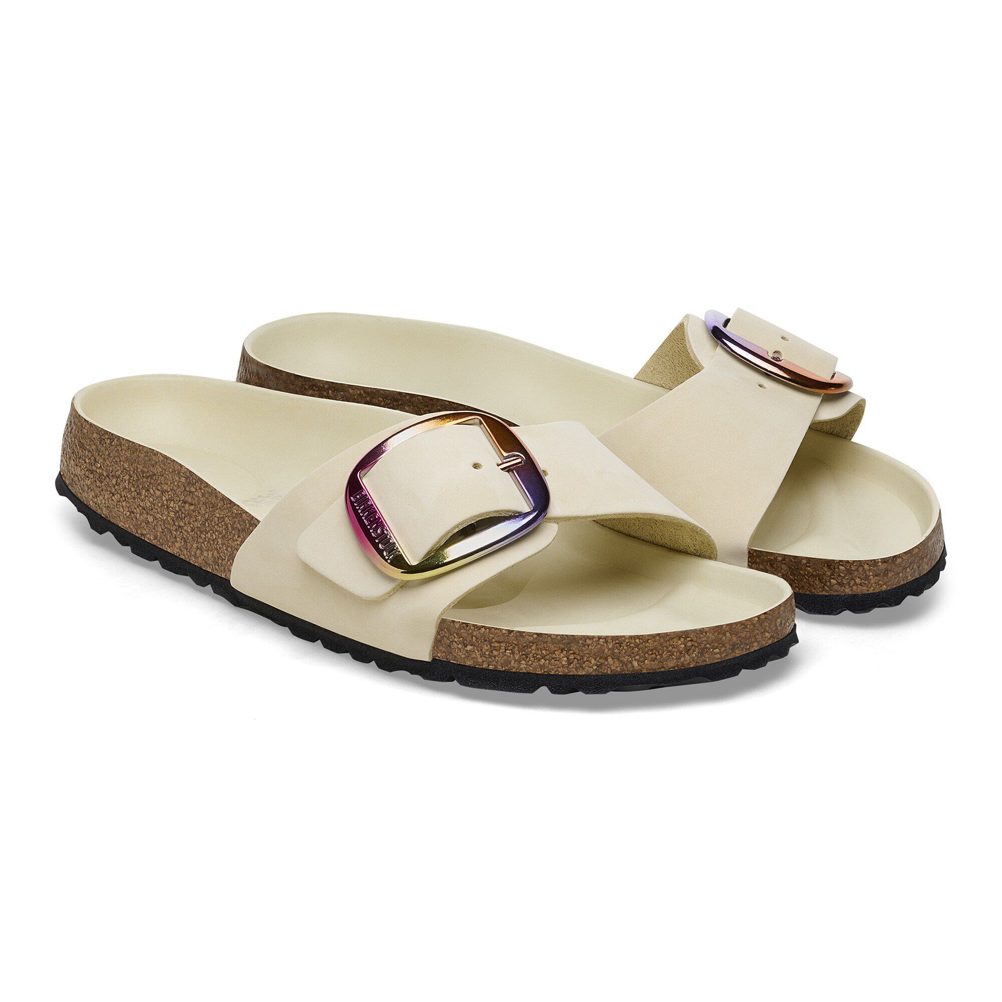 Madrid Big Buckle Natural Leather Nubuck - Image 6