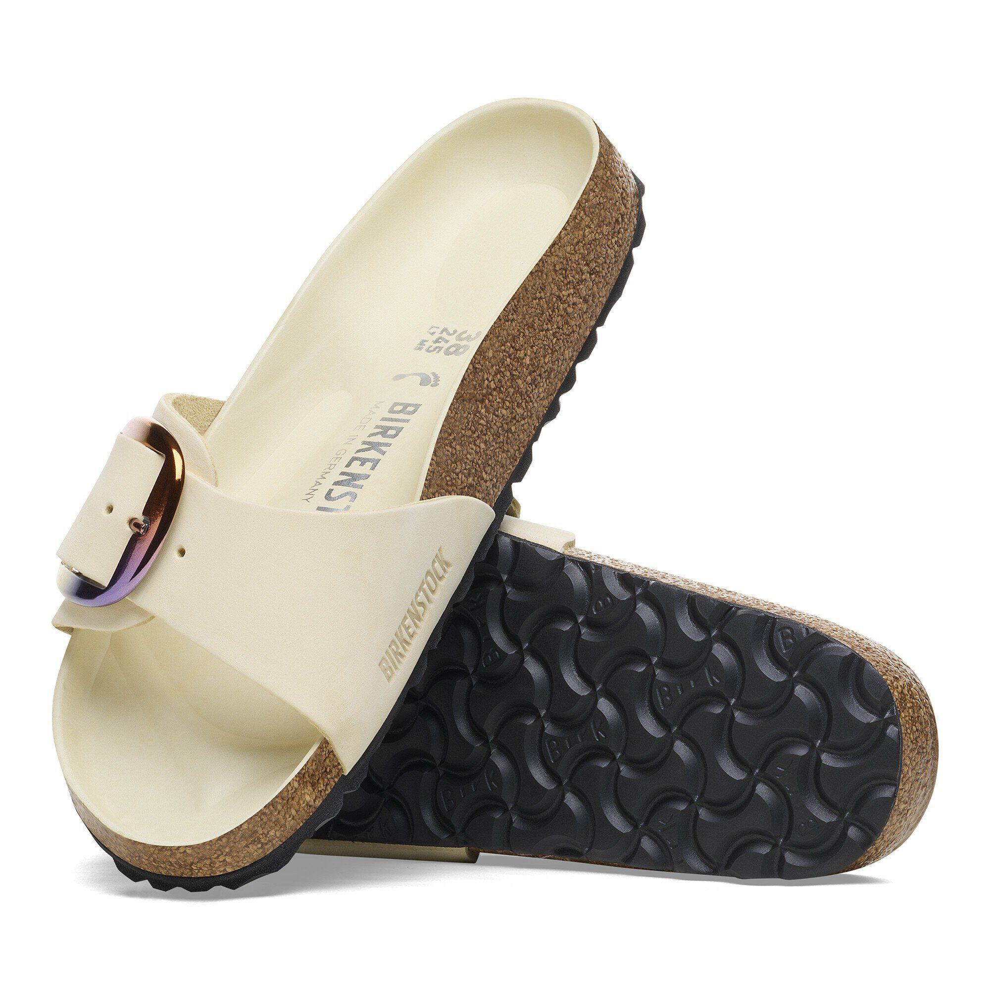 Madrid Big Buckle Natural Leather Nubuck - Image 5