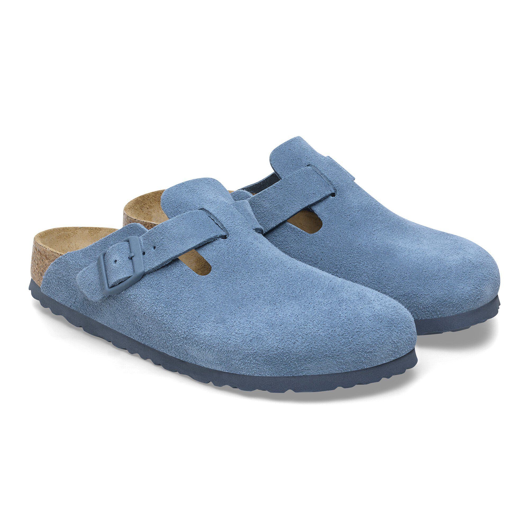 Boston Soft Footbed Suede Leather Elemental Blue - Image 4