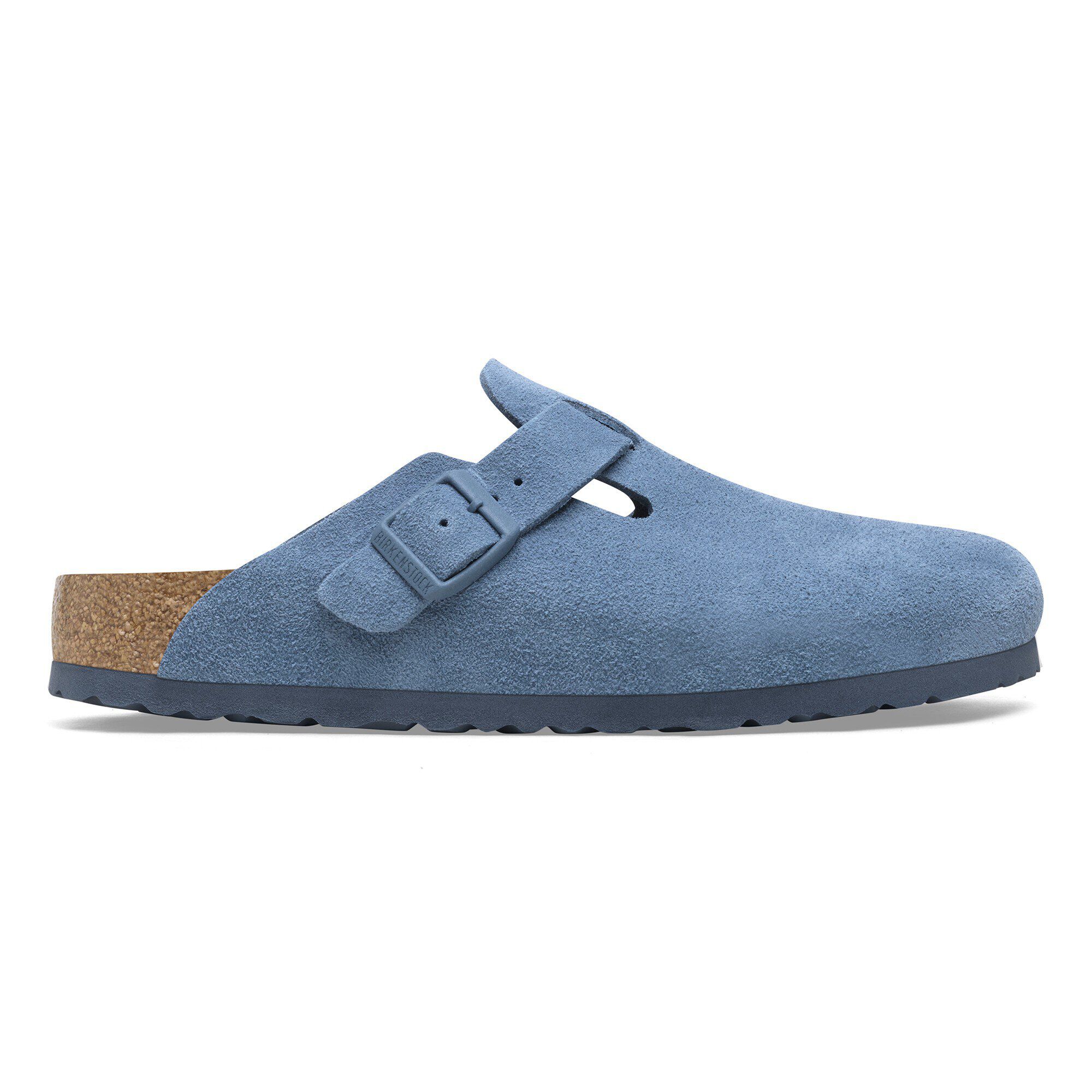 Boston Soft Footbed Suede Leather Elemental Blue - Image 3