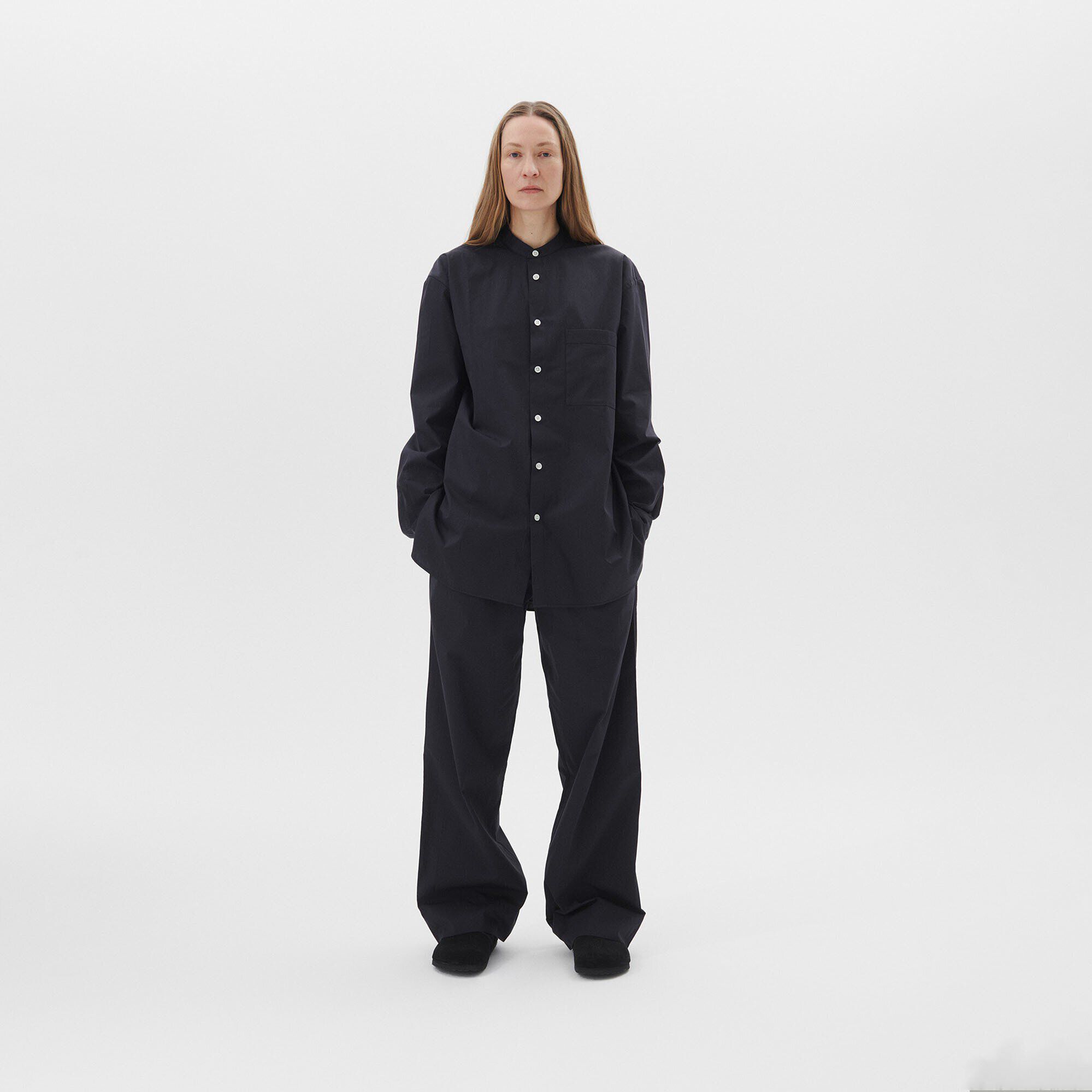 Tekla Long-Sleeved Shirt Slate - Image 5