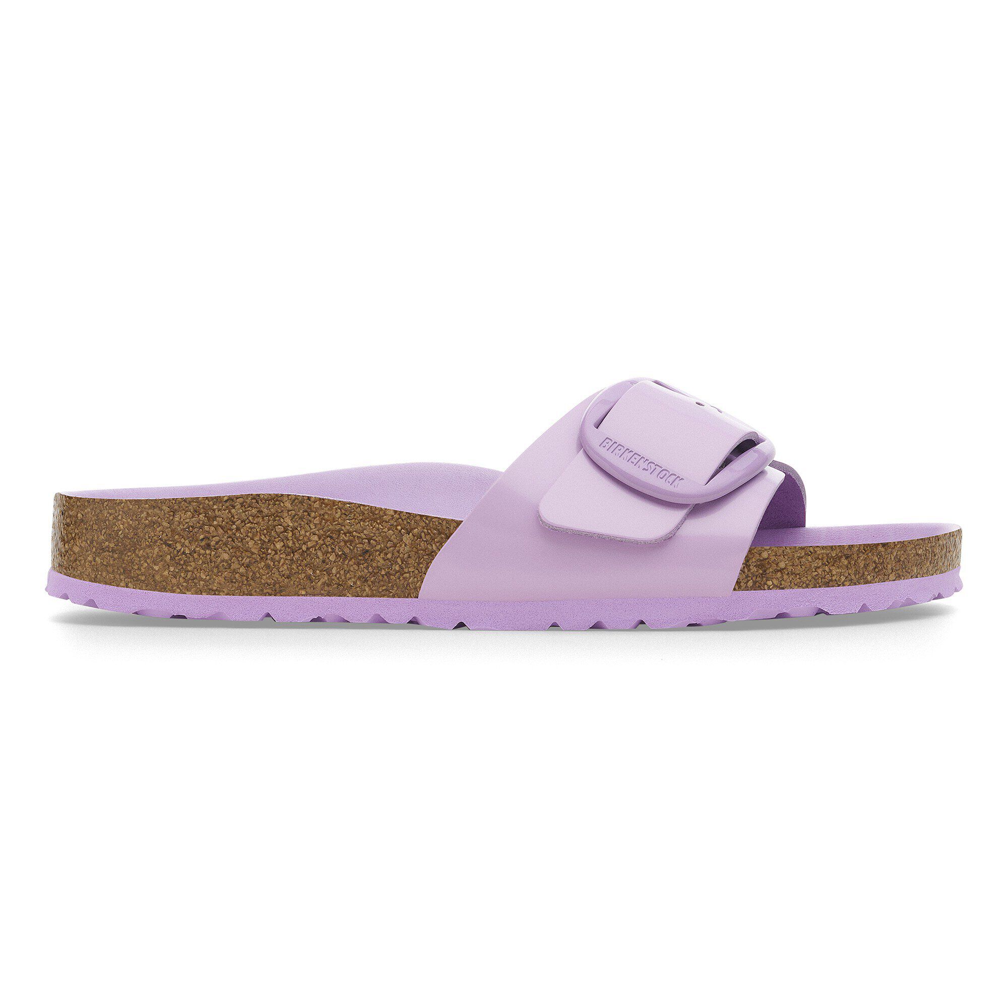 Madrid Big Buckle Natural Leather Patent - Image 3