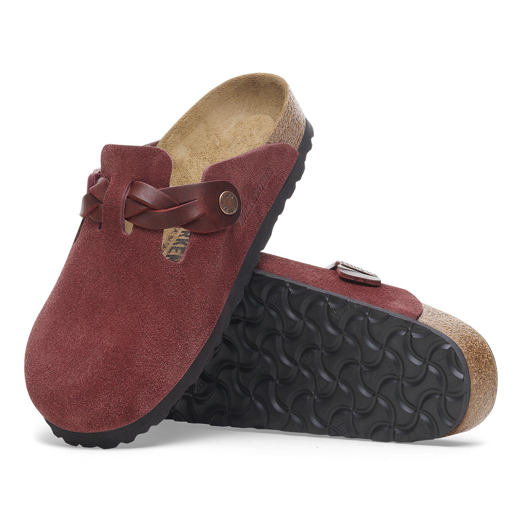 Boston Braided Suede Leather Zinfandel - Image 8