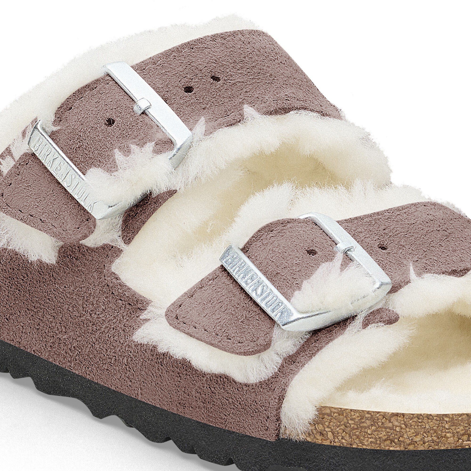Arizona Shearling Suede Leather-Shearling Faded Purple - Image 6