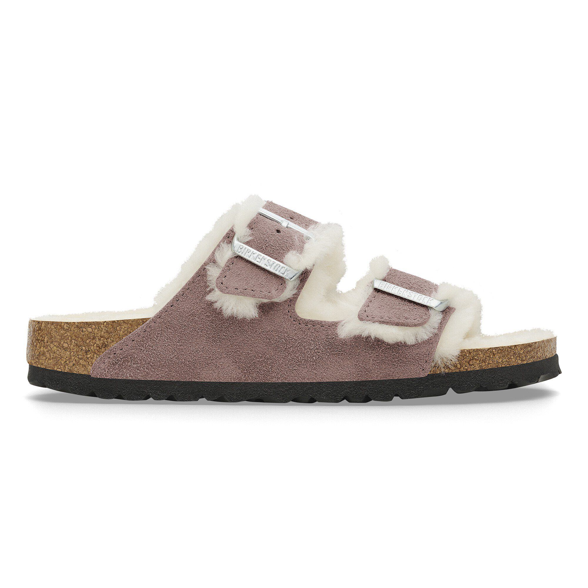 Arizona Shearling Suede Leather-Shearling Faded Purple - Image 3