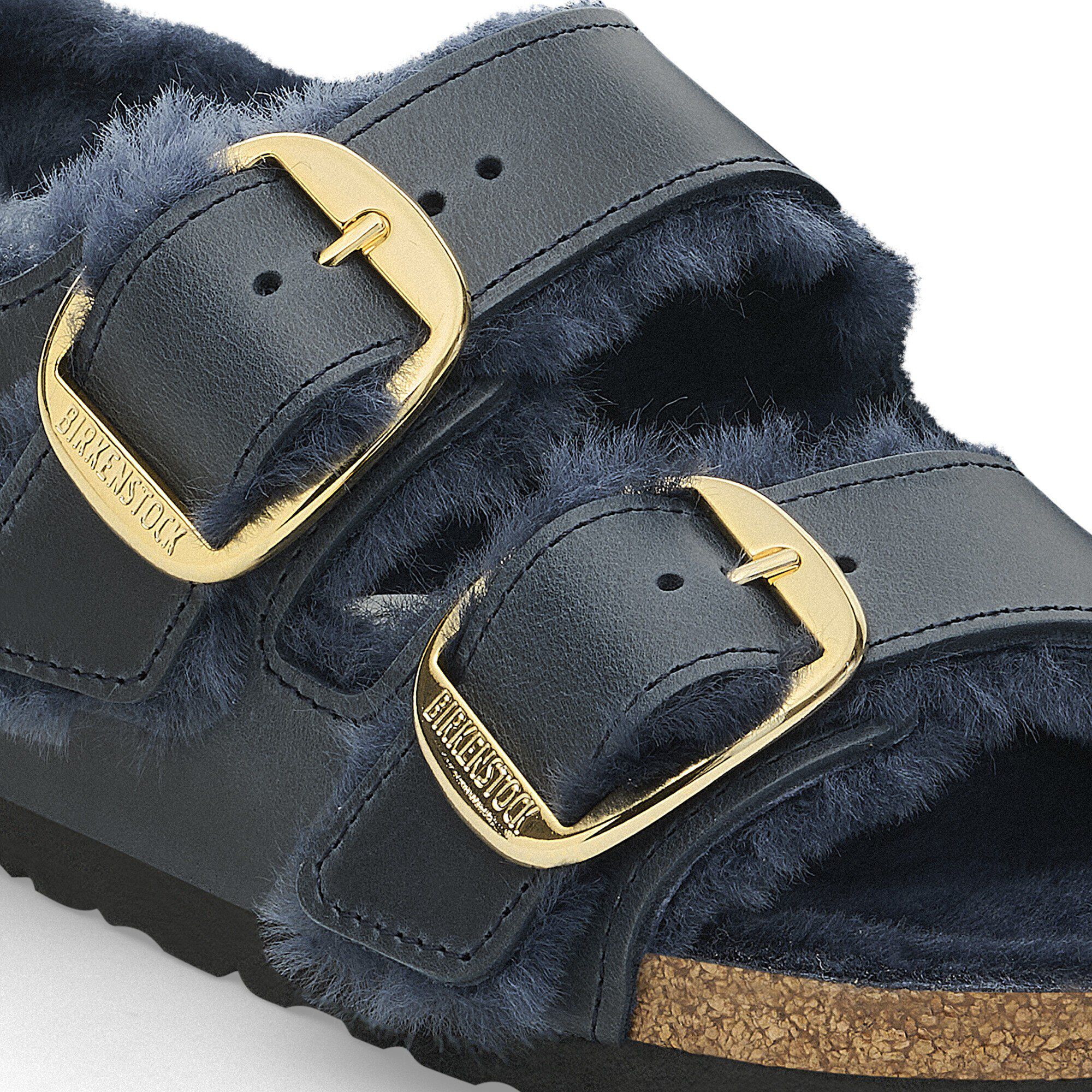 Milano Big Buckle Shearling Natural Leather Oiled - Image 6