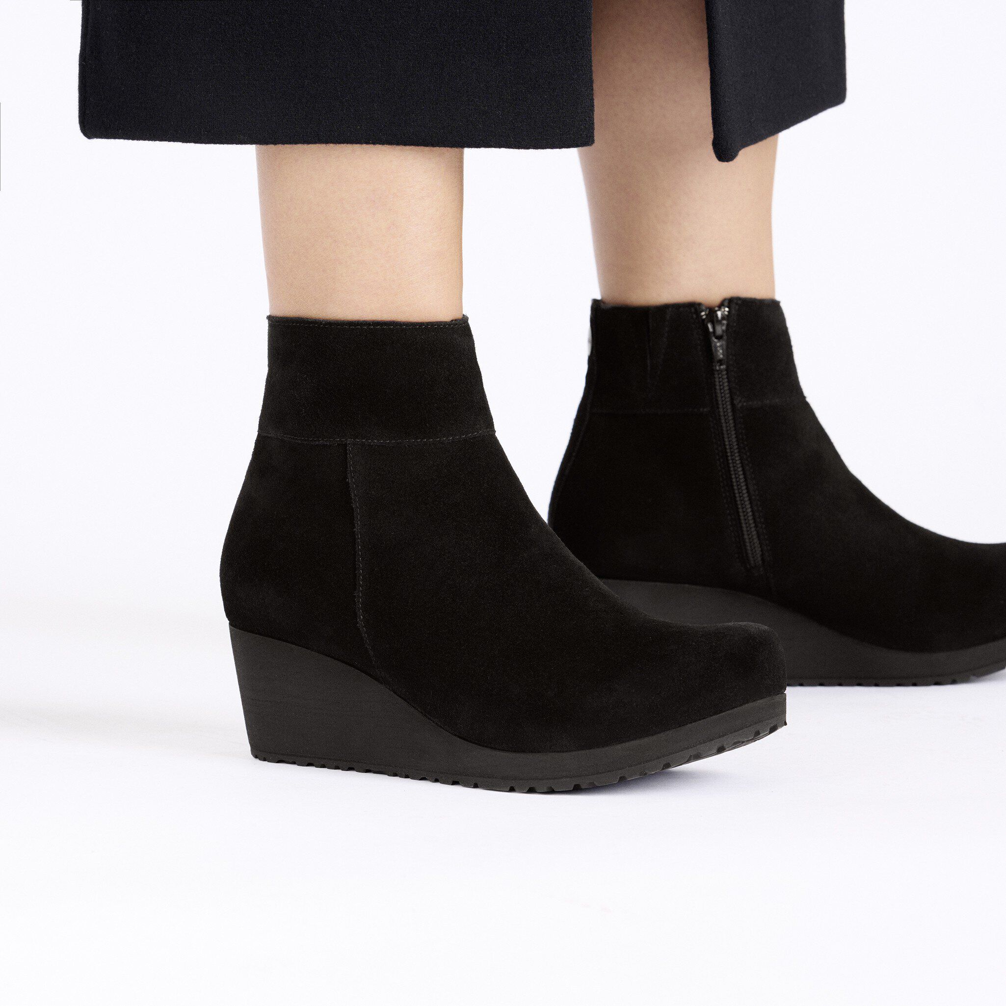 Ebba Suede Leather Black/Black - Image 5