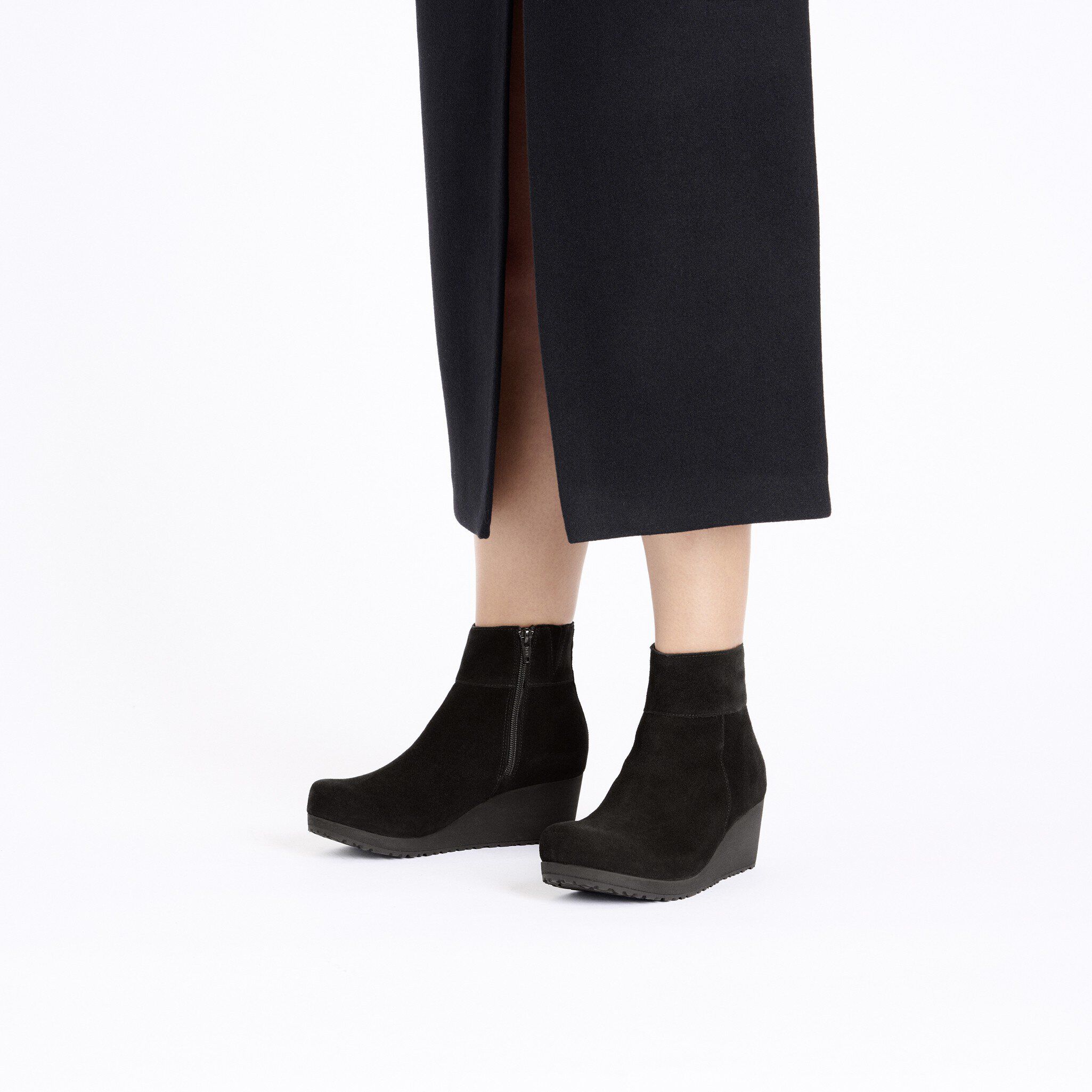 Ebba Suede Leather Black/Black - Image 8