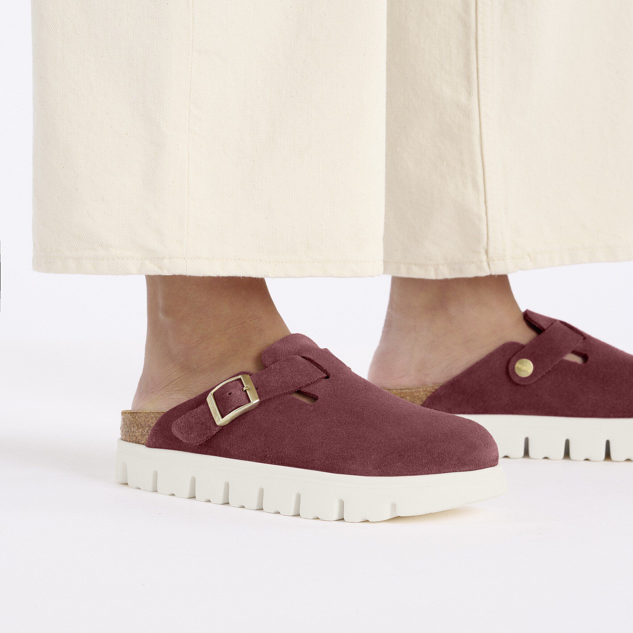 Boston Chunky Suede Leather Berry Crush - Image 6