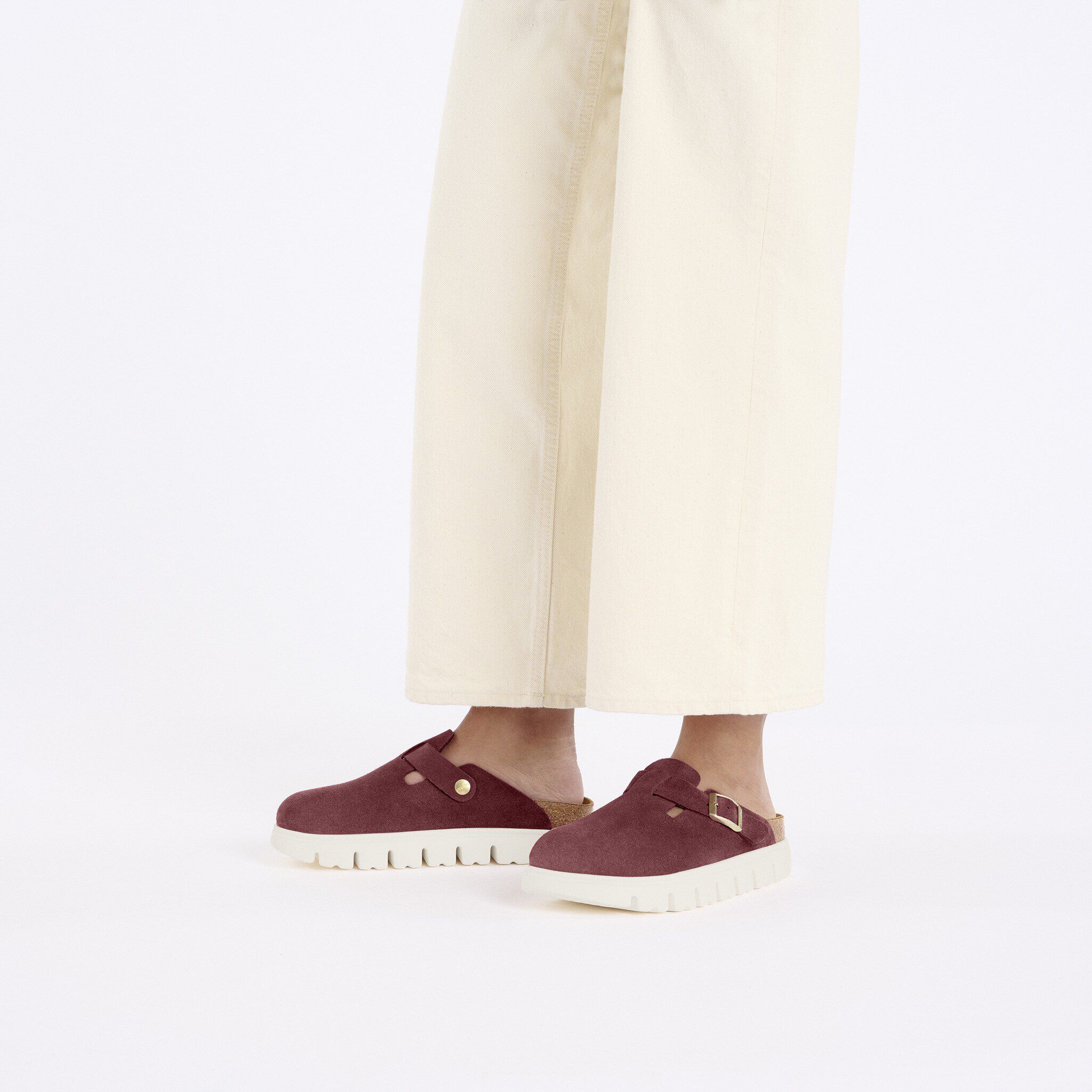 Boston Chunky Suede Leather Berry Crush - Image 7