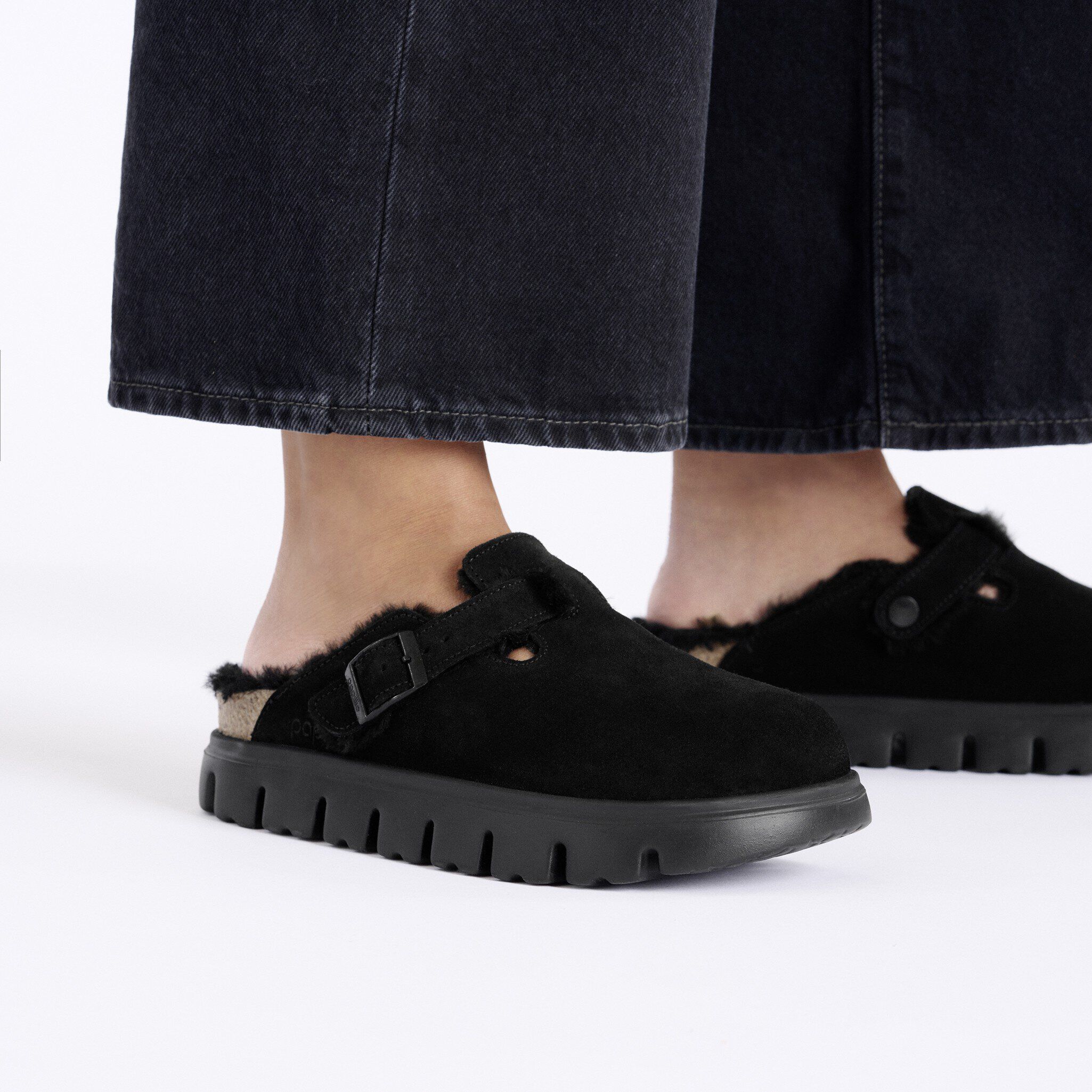 Boston Pap Chunky Shearling Suede Leather - Image 6