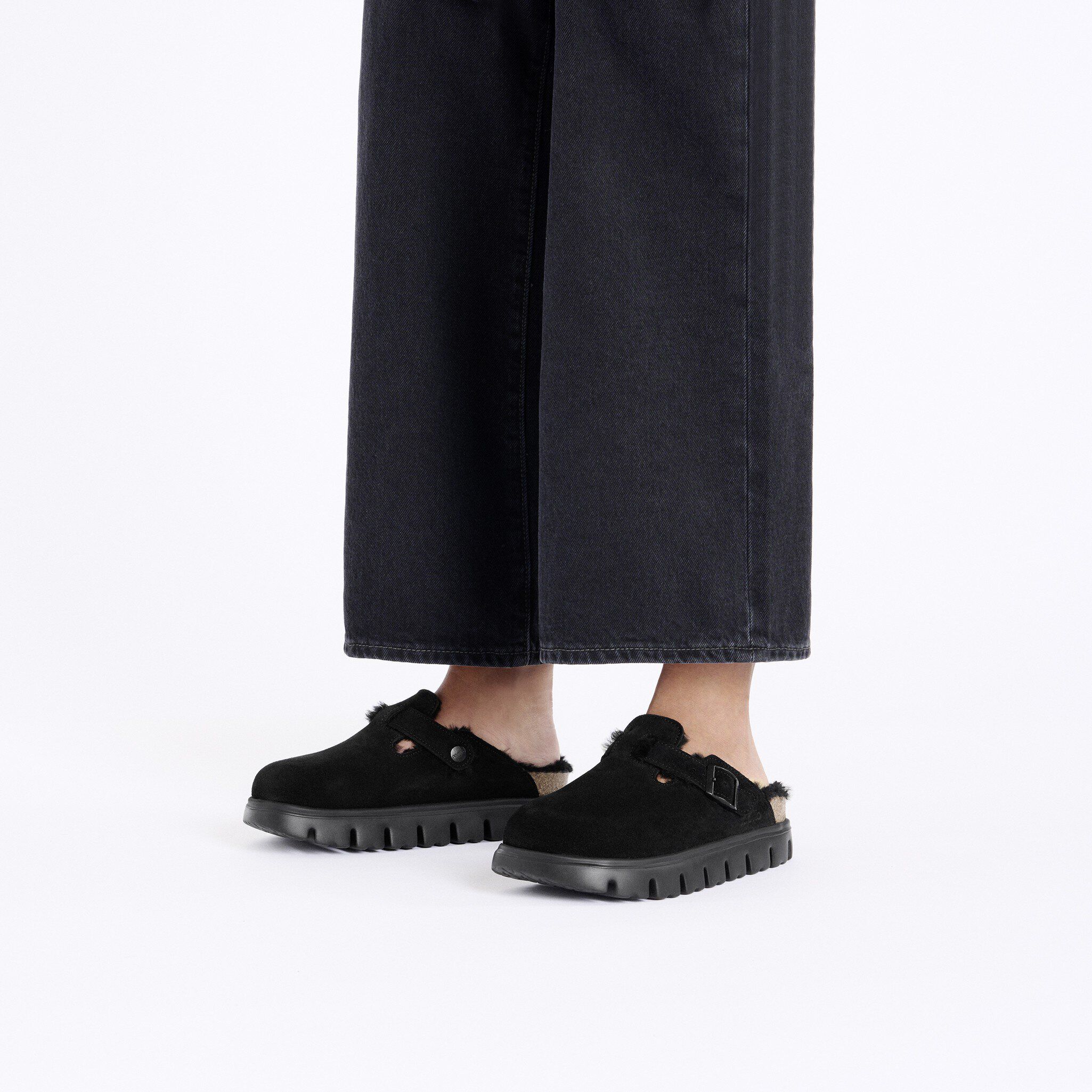 Boston Pap Chunky Shearling Suede Leather - Image 8