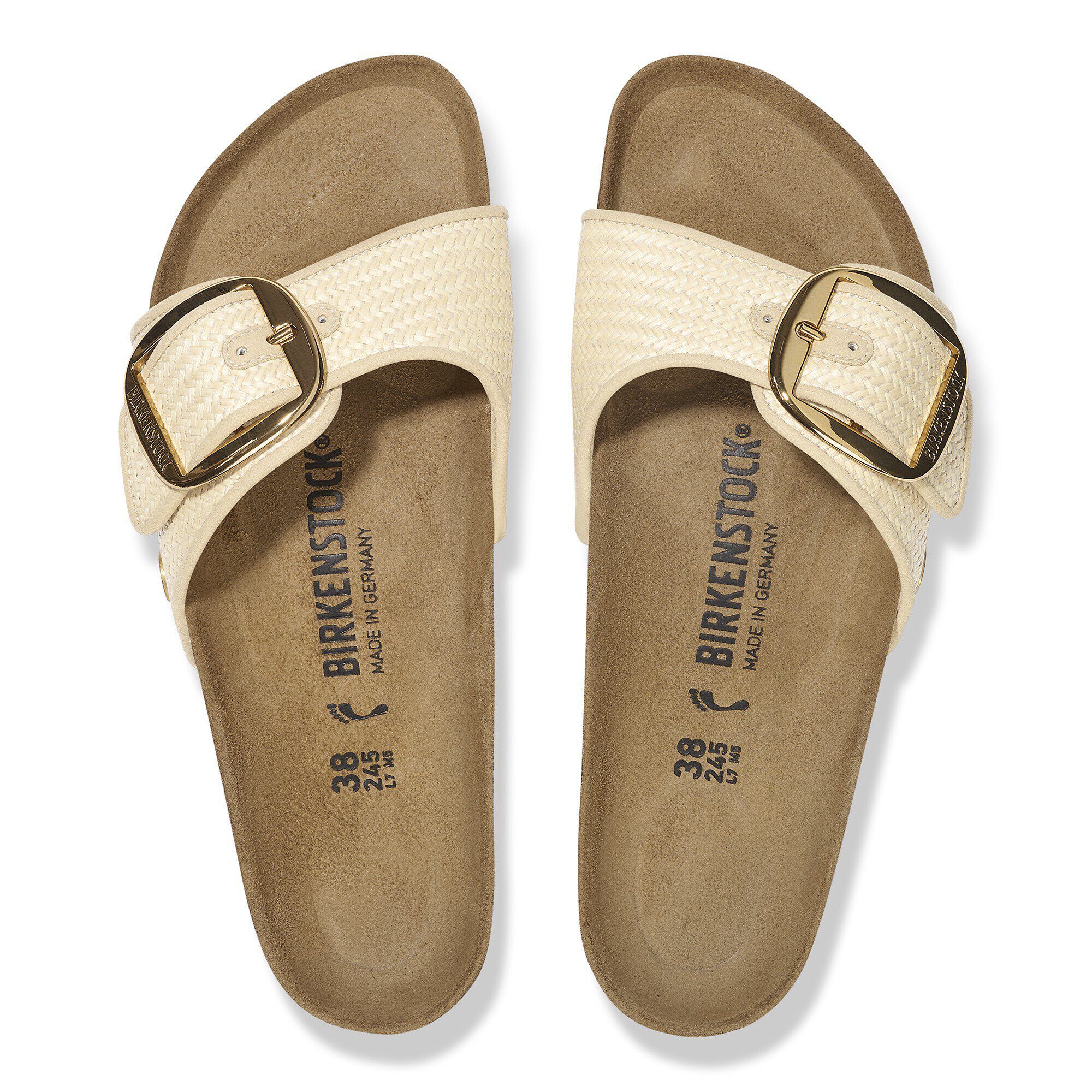 Madrid Big Buckle Raffia Textile - Image 2