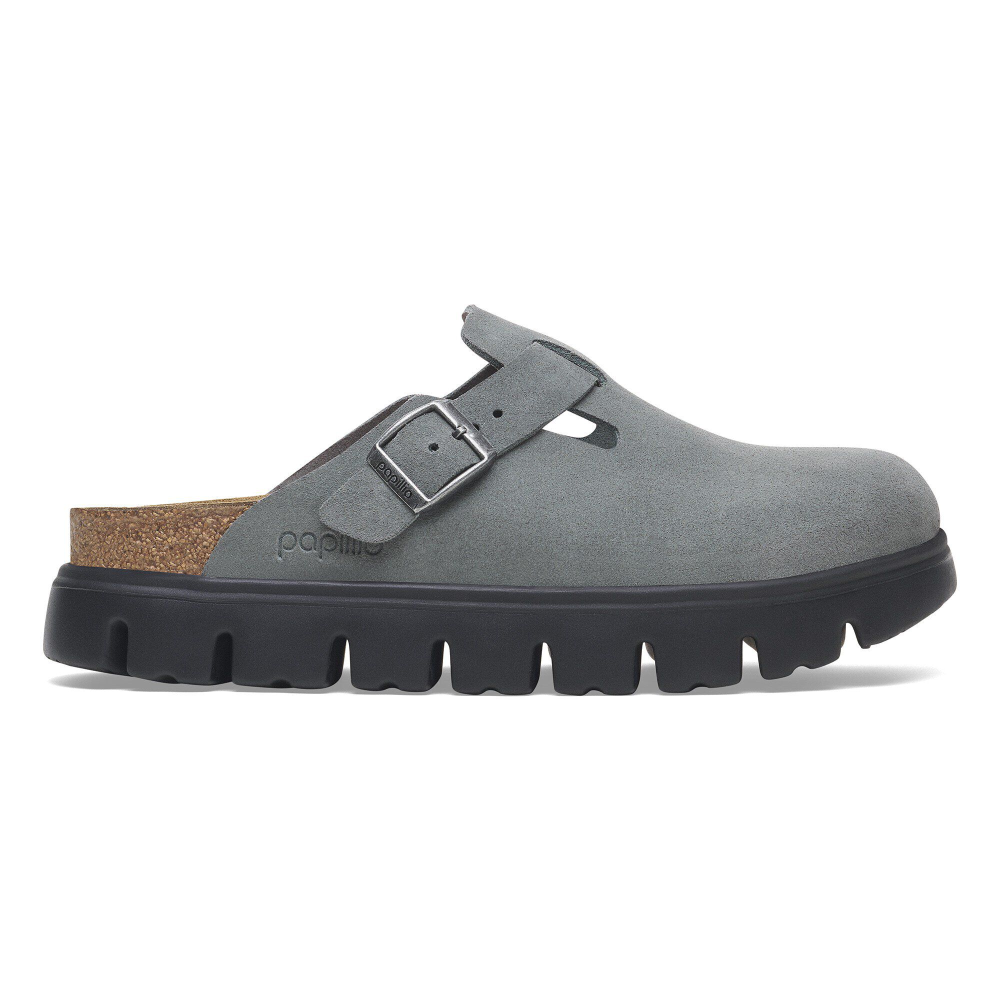 Boston Chunky Suede Leather Basalt Gray/ Black - Image 3