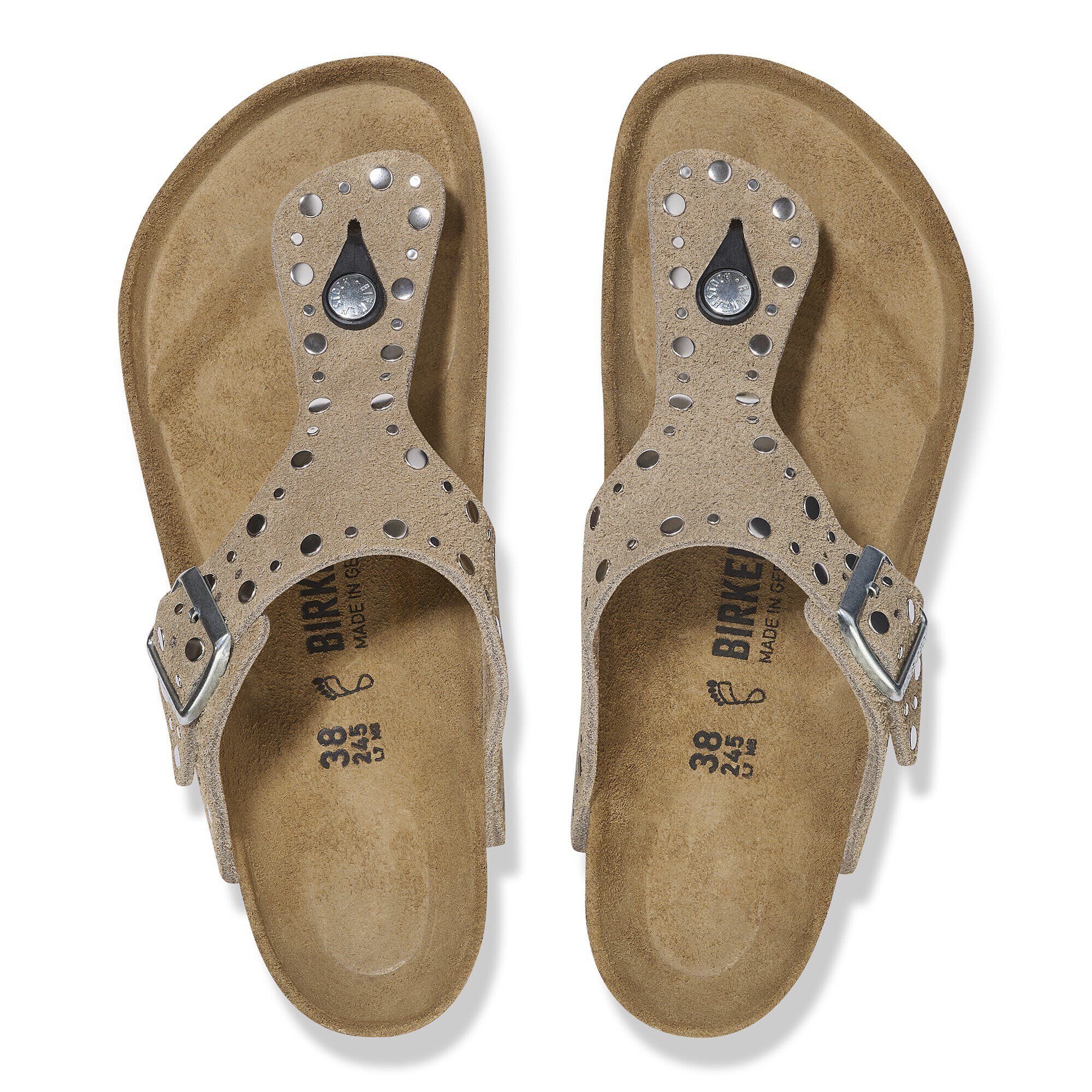 Alternative view of Gizeh Rivet Suede Leather