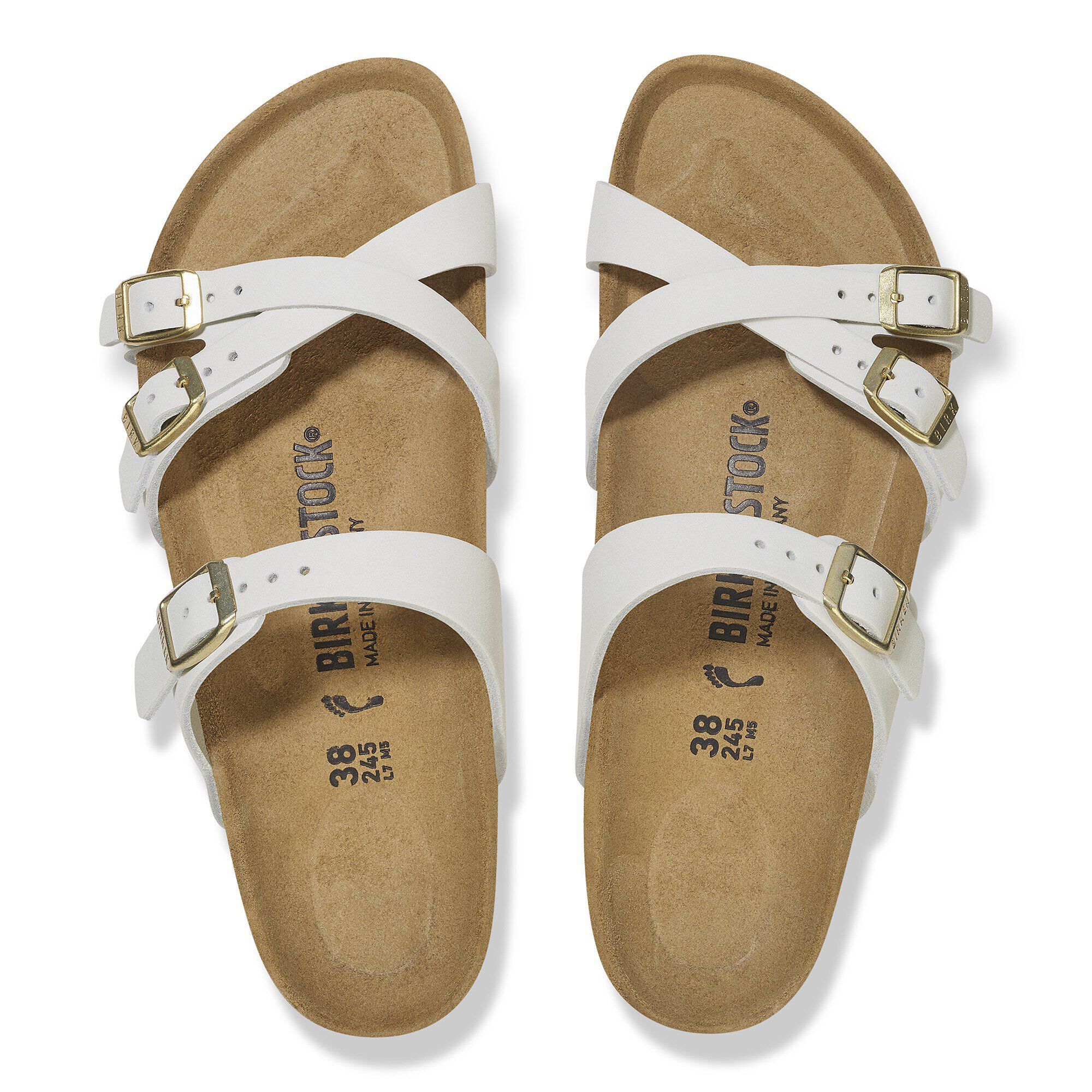 Franca Nubuck Leather Antique White - Image 2