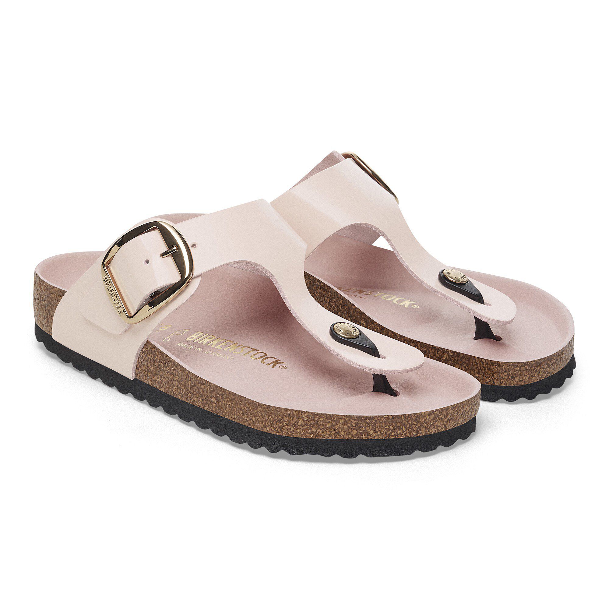 Gizeh Big Buckle Natural Leather Patent - Image 4