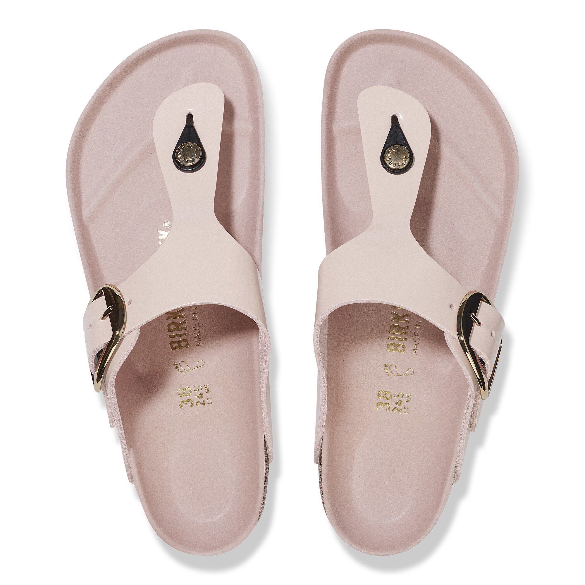 Gizeh Big Buckle Natural Leather Patent - Image 2
