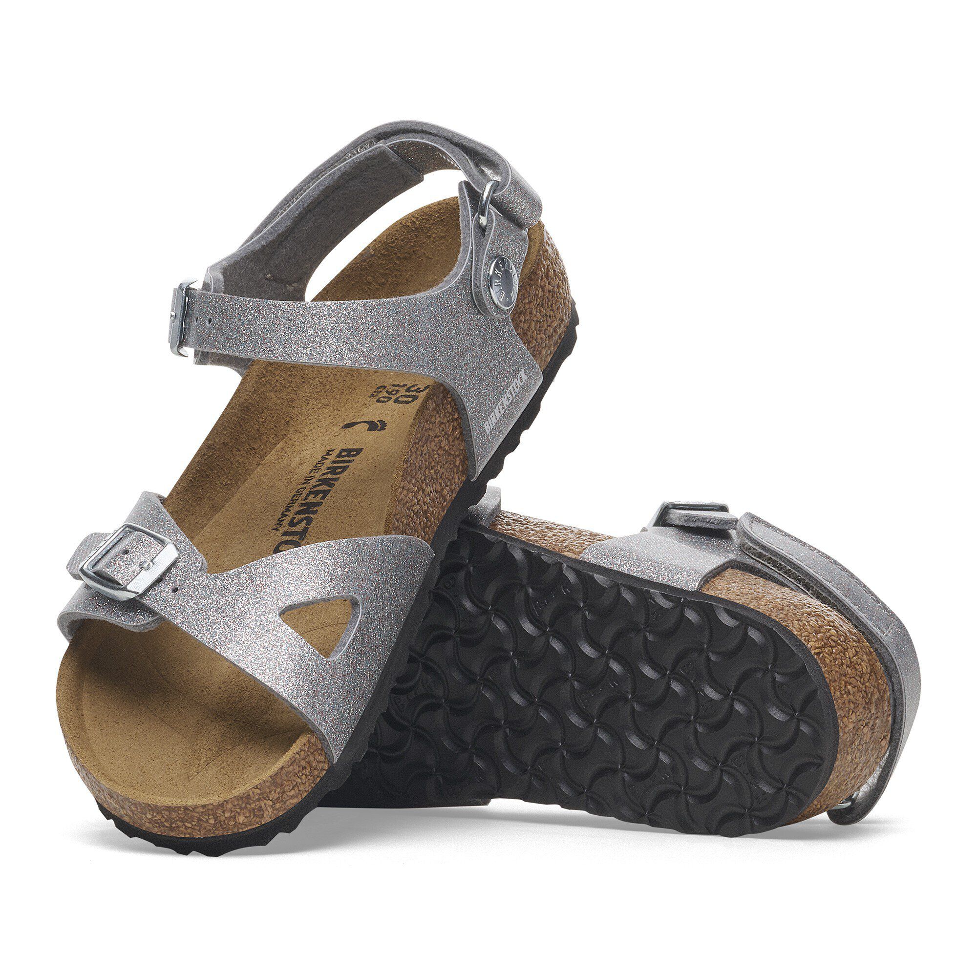 Rio Kids Birko-Flor Sparkling Light Silver - Image 5