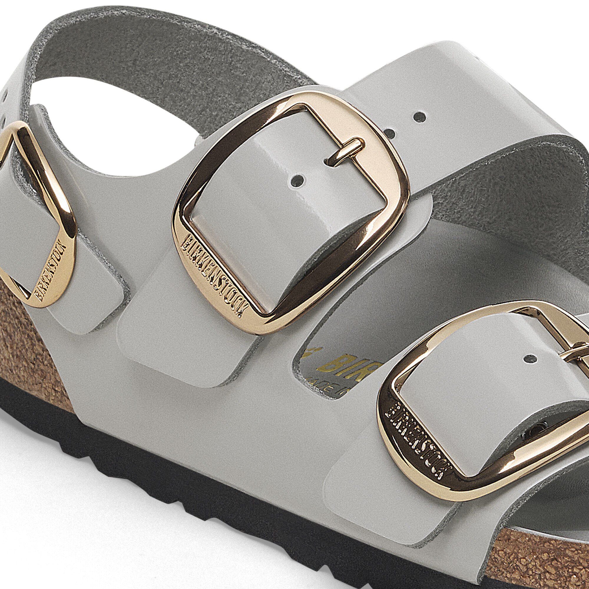 Milano Big Buckle Natural Leather Patent - Image 7