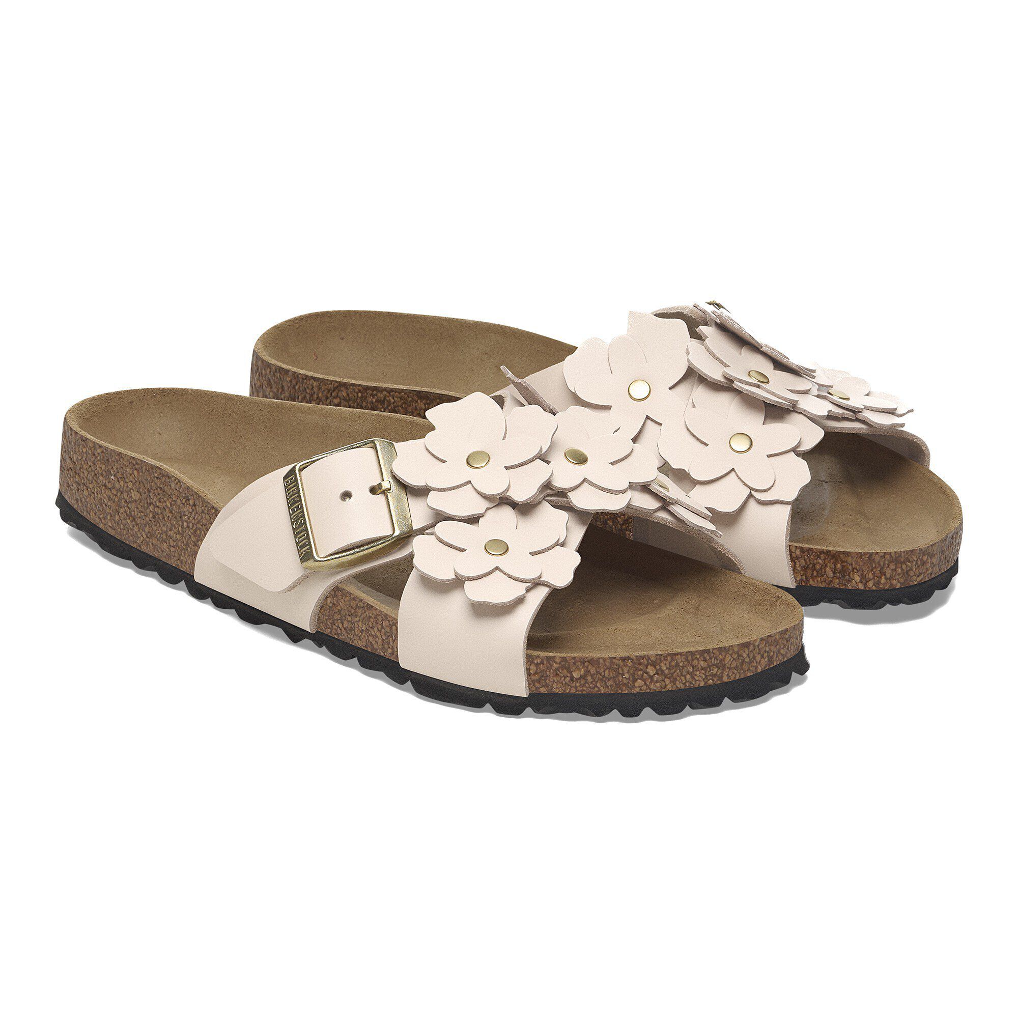 Siena Flower Embellishment Natural Leather - Image 6