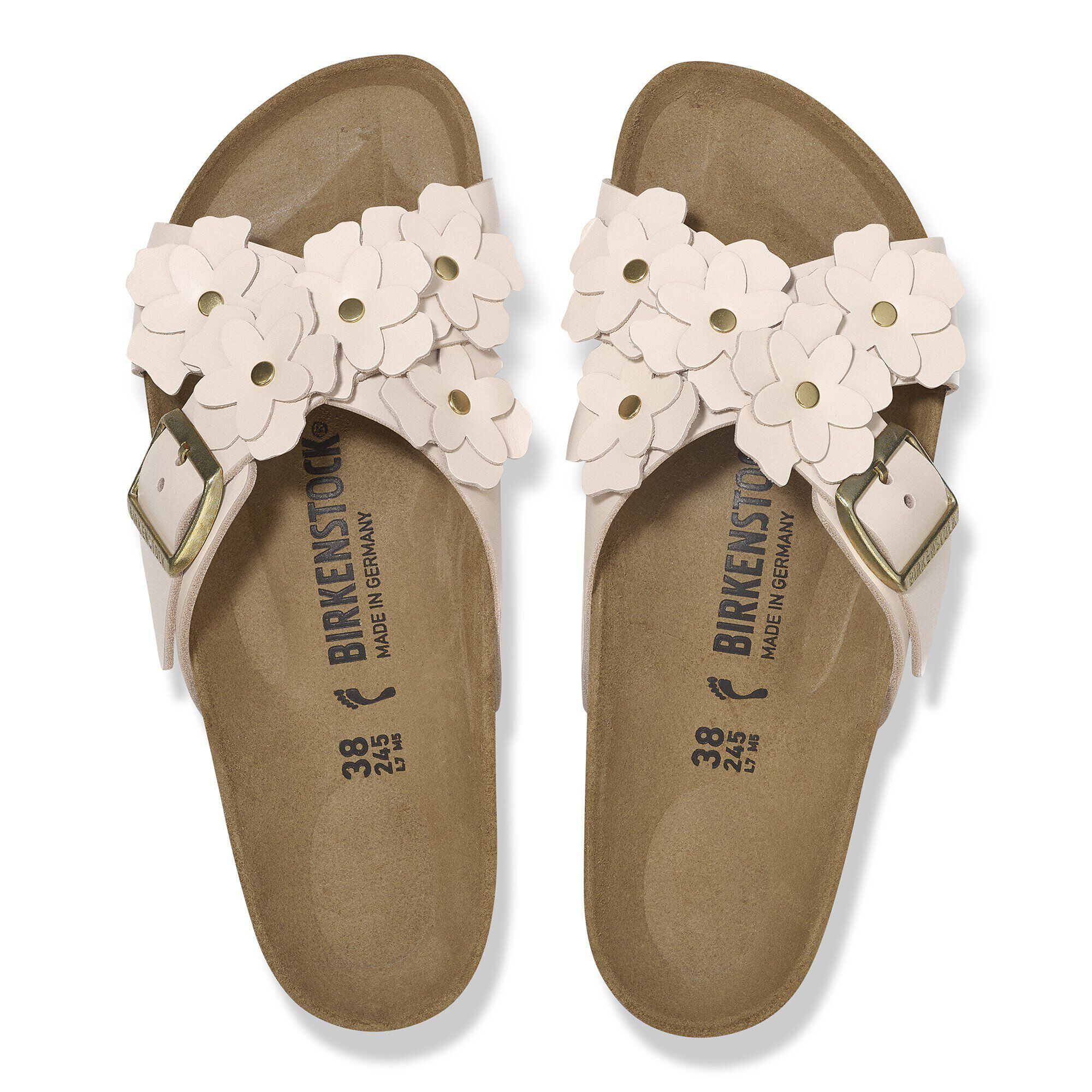 Siena Flower Embellishment Natural Leather - Image 2