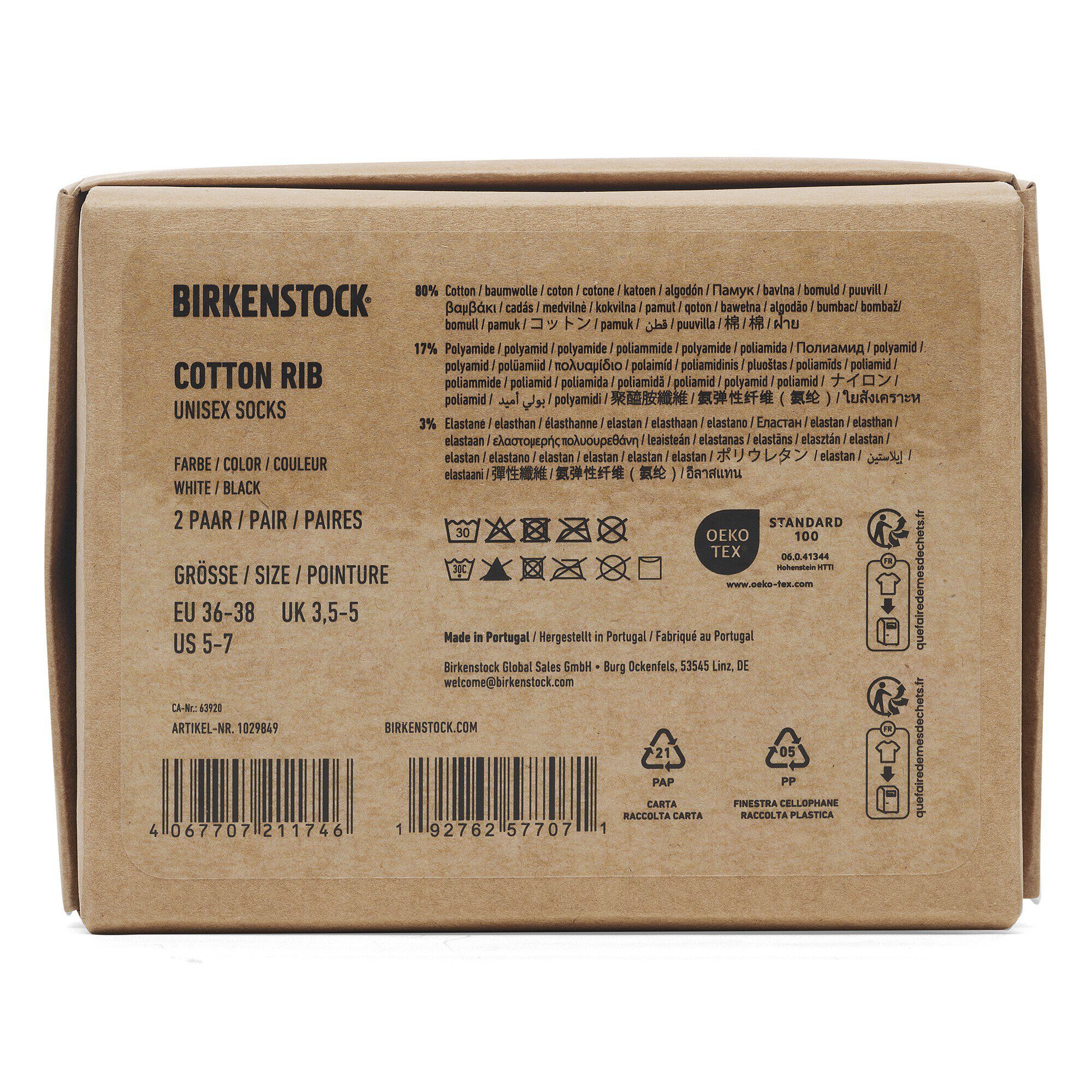 Set Cotton Ribbed Socks Cotton/Polyamid/Elastane - Image 3