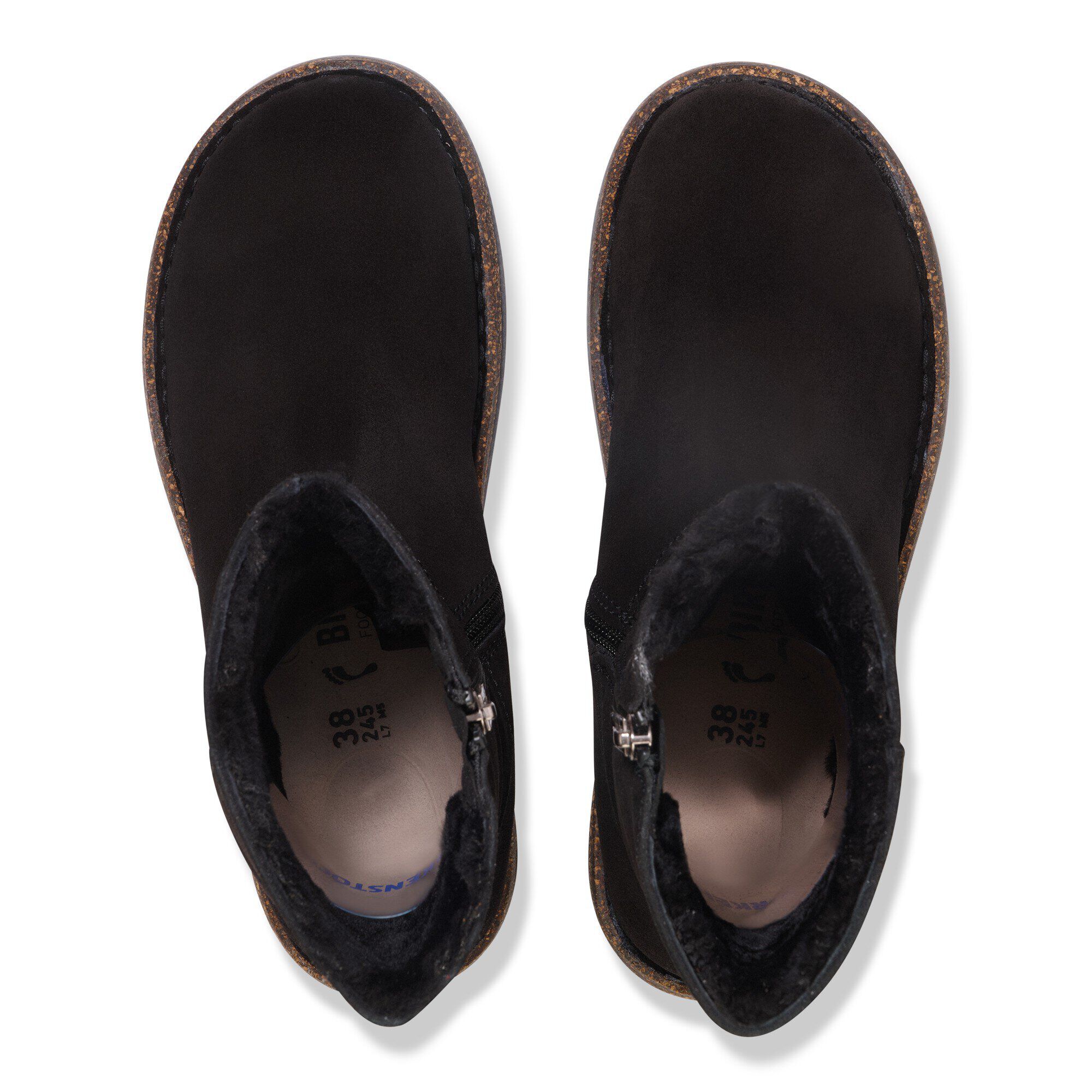 Alternative view of Uppsala Zip Shearling Suede Leather