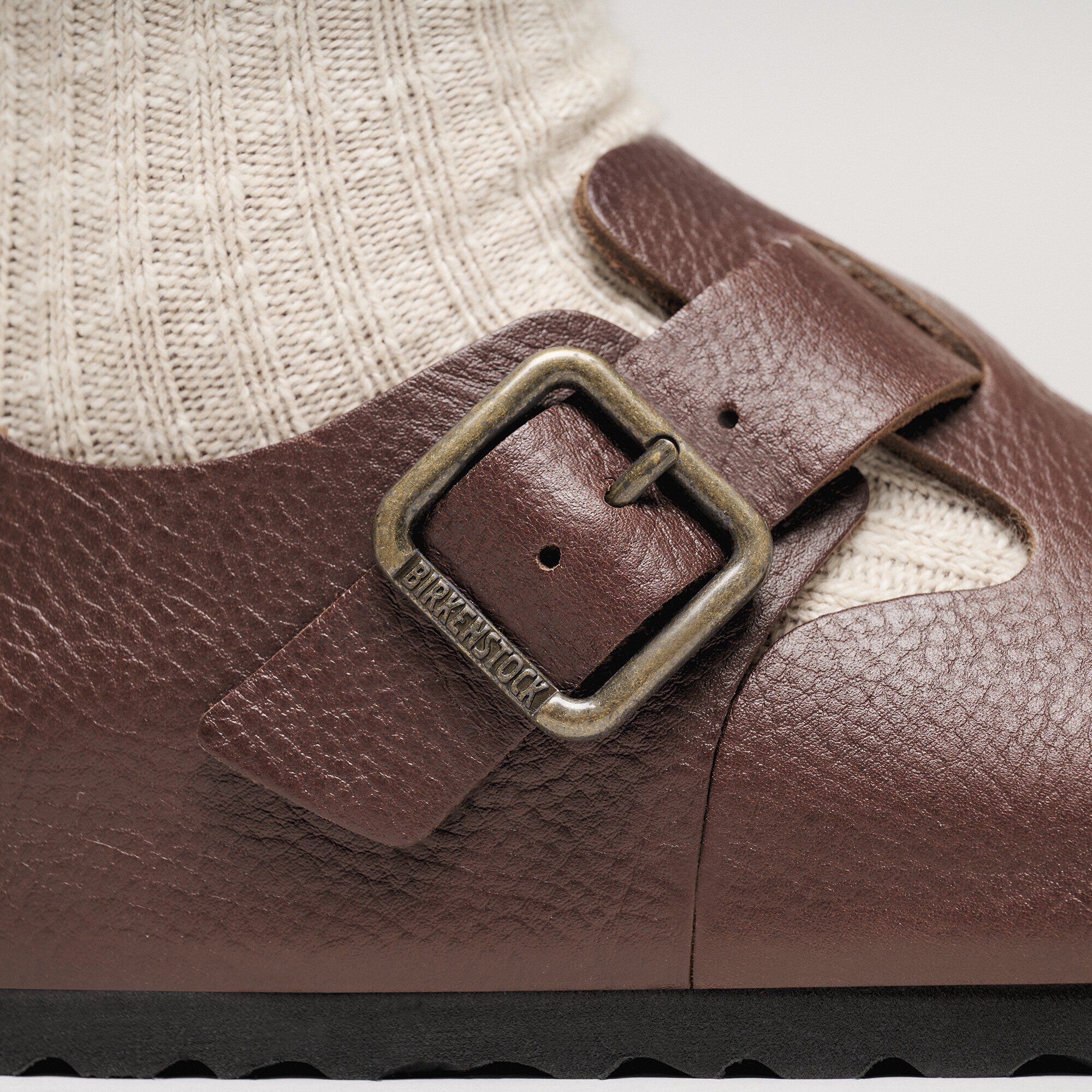 London Wire Buckle Natural Leather - Image 8