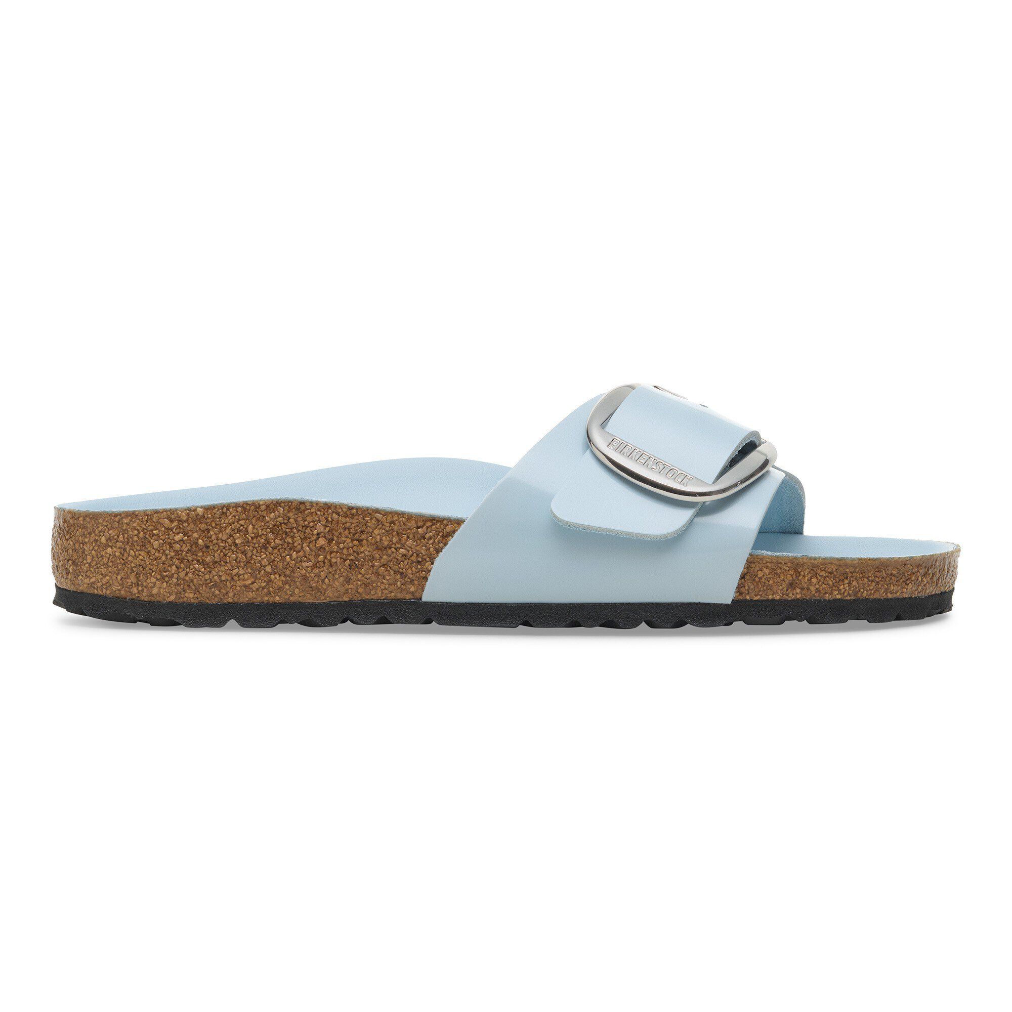Madrid Big Buckle Natural Leather Patent - Image 3