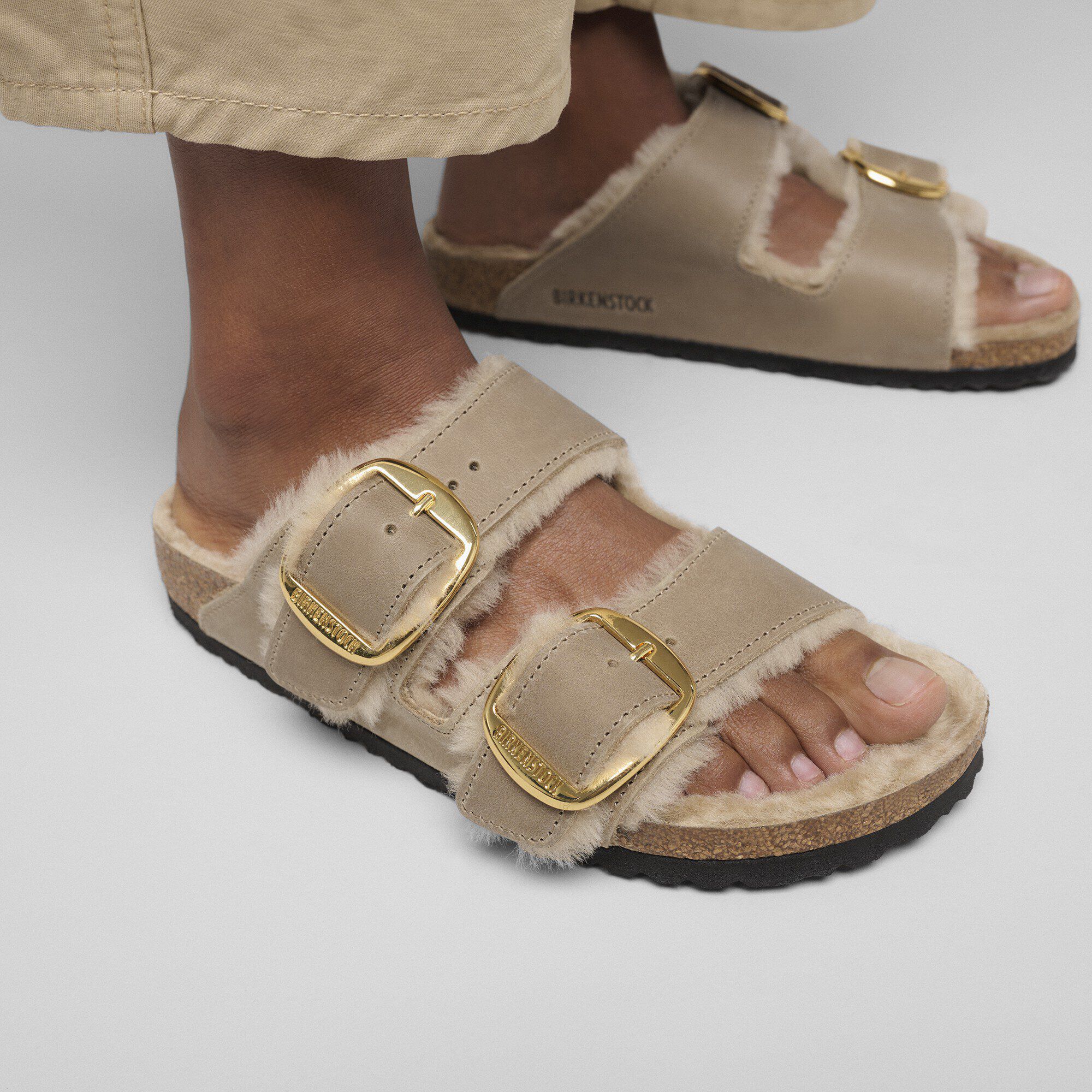 Arizona Big Buckle Shearling Natural Leather Oiled - Image 4