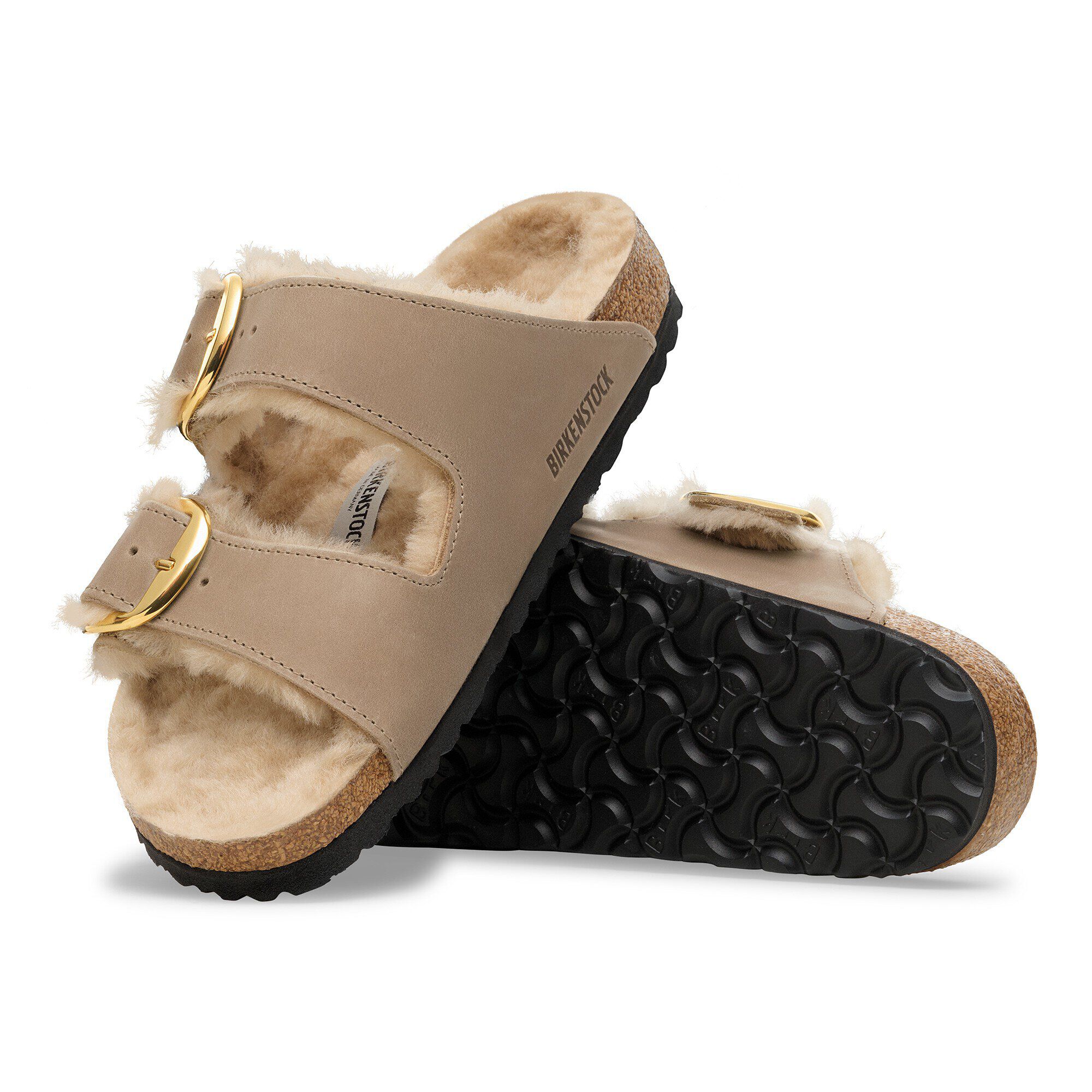 Arizona Big Buckle Shearling Natural Leather Oiled - Image 8