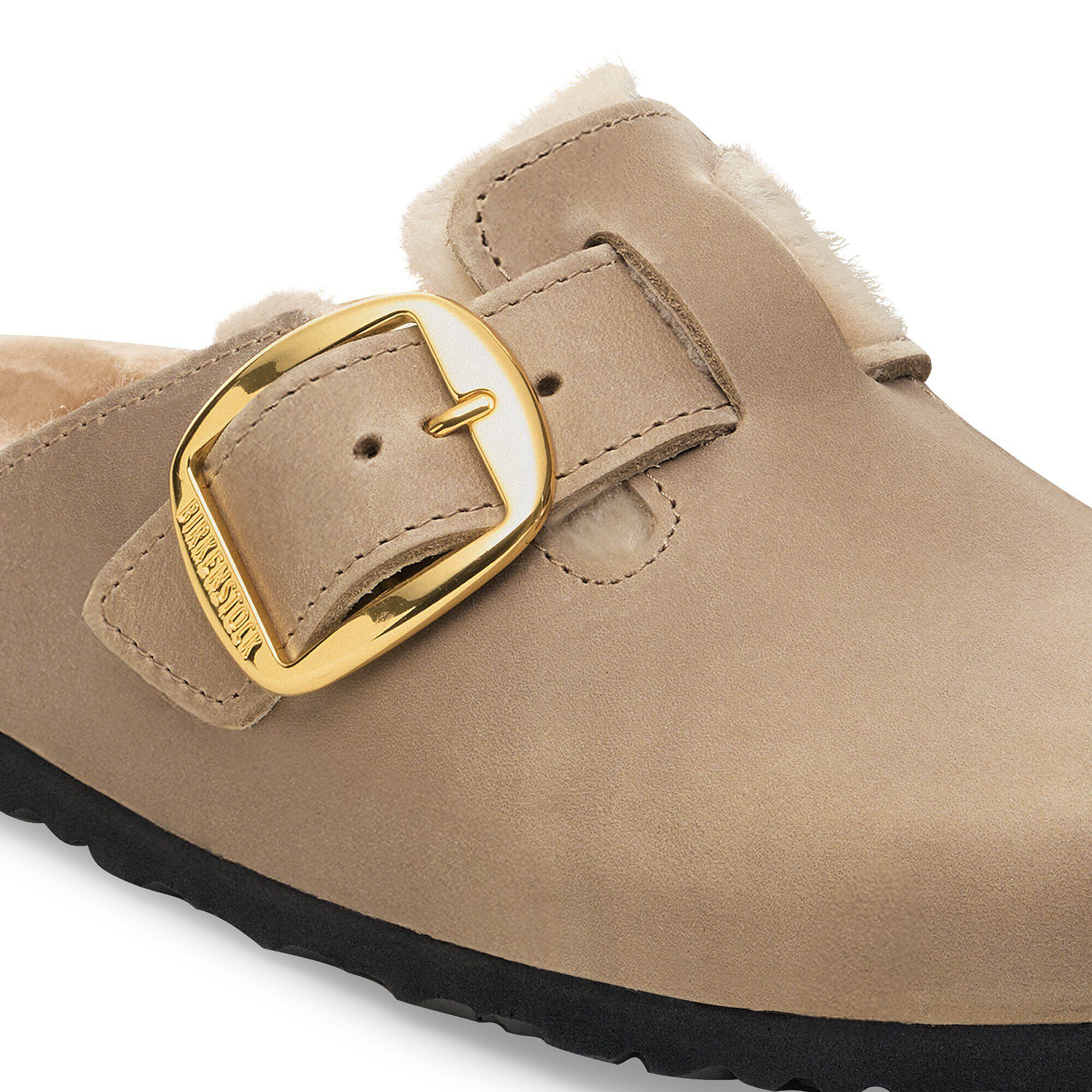 Boston Big Buckle Shearling Natural Leather Oiled - Image 4