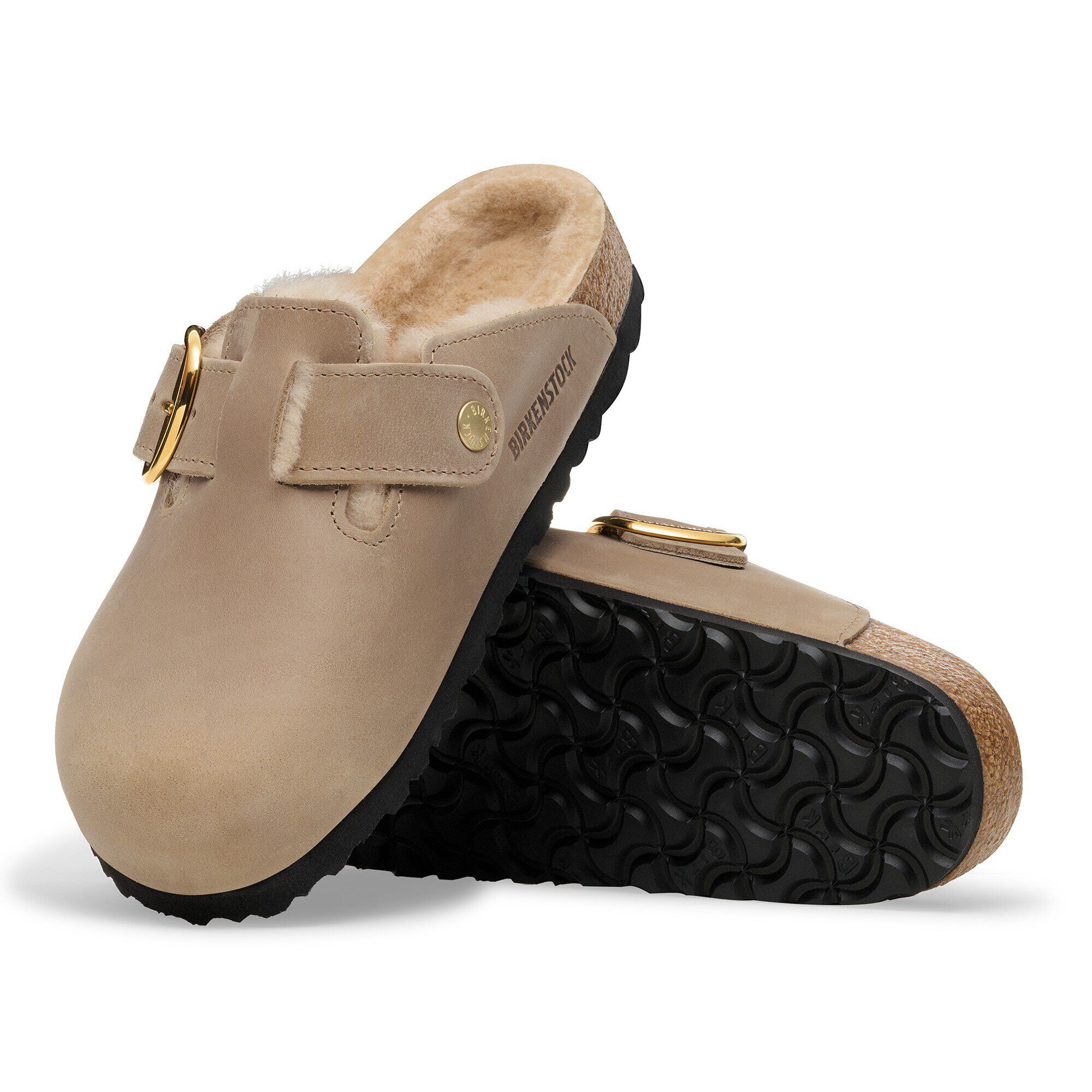 Boston Big Buckle Shearling Natural Leather Oiled - Image 8