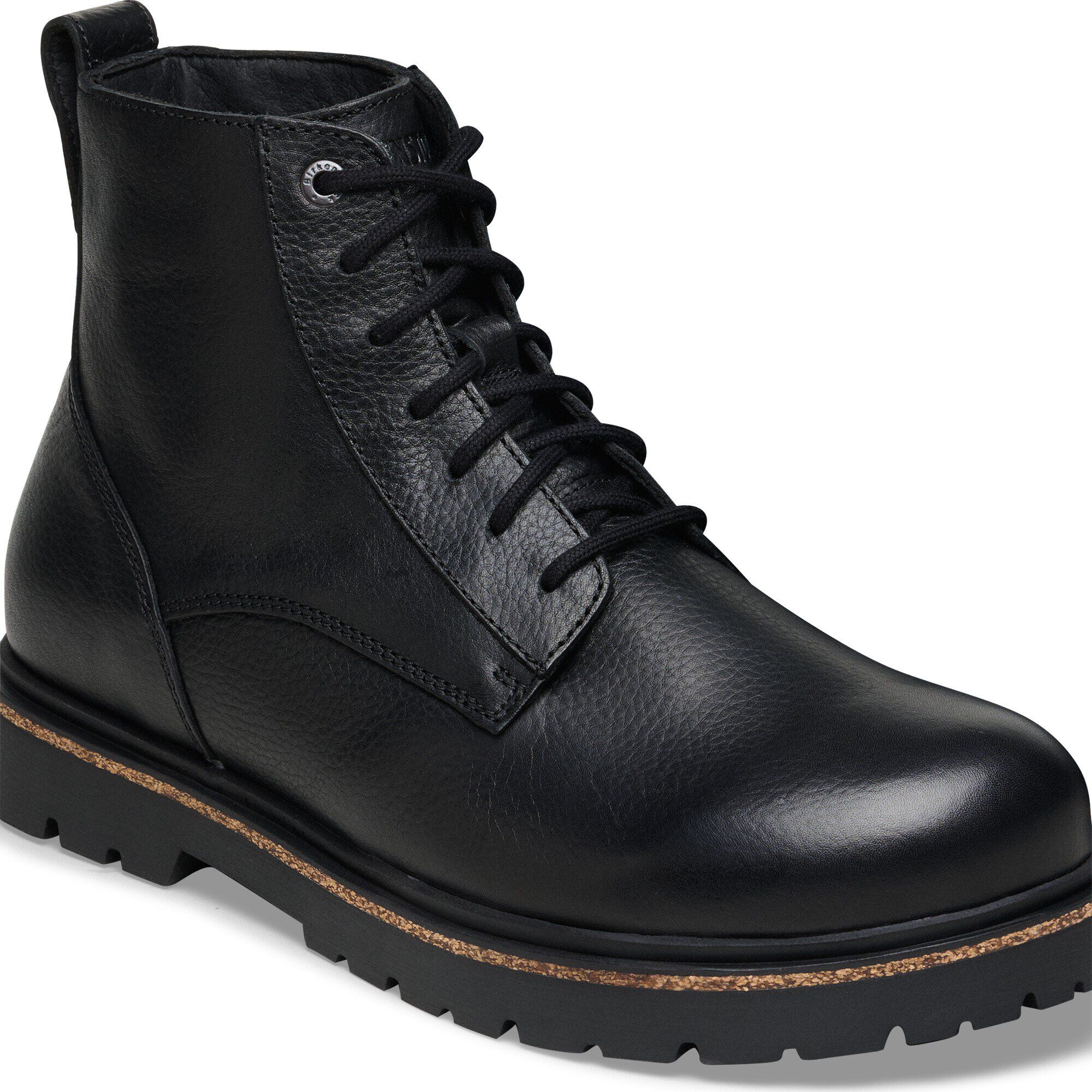 Highwood Lace Mid Men Leather Black - Image 7