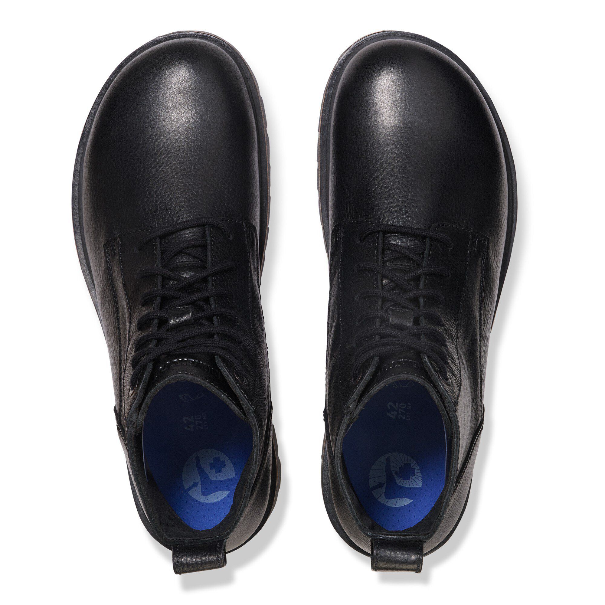 Highwood Lace Mid Men Leather Black - Image 2