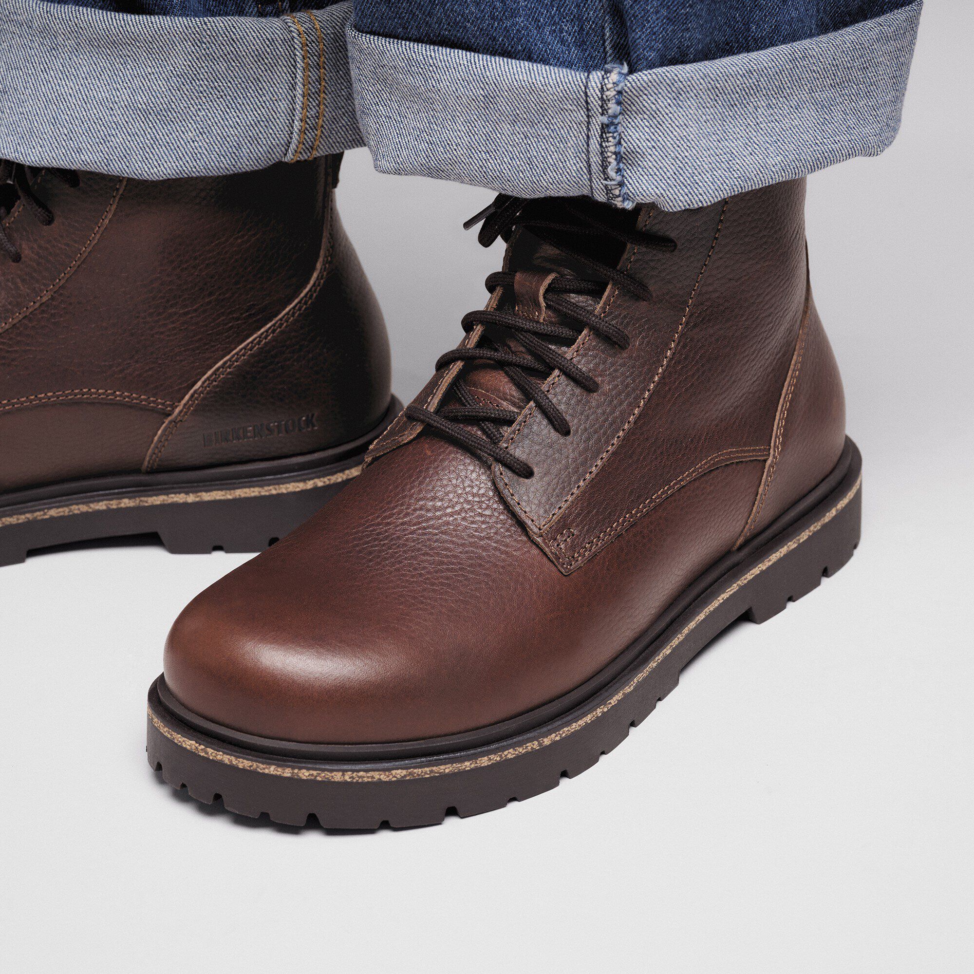 Highwood Lace Mid Men Natural Leather - Image 5