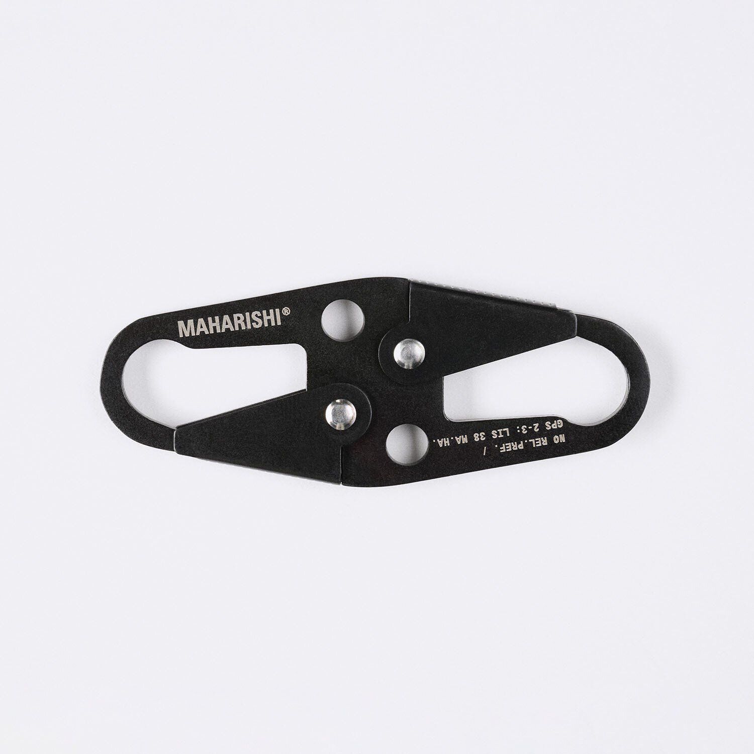 Maharishi Pack Nubuck Leather-Textile Black - Image 4