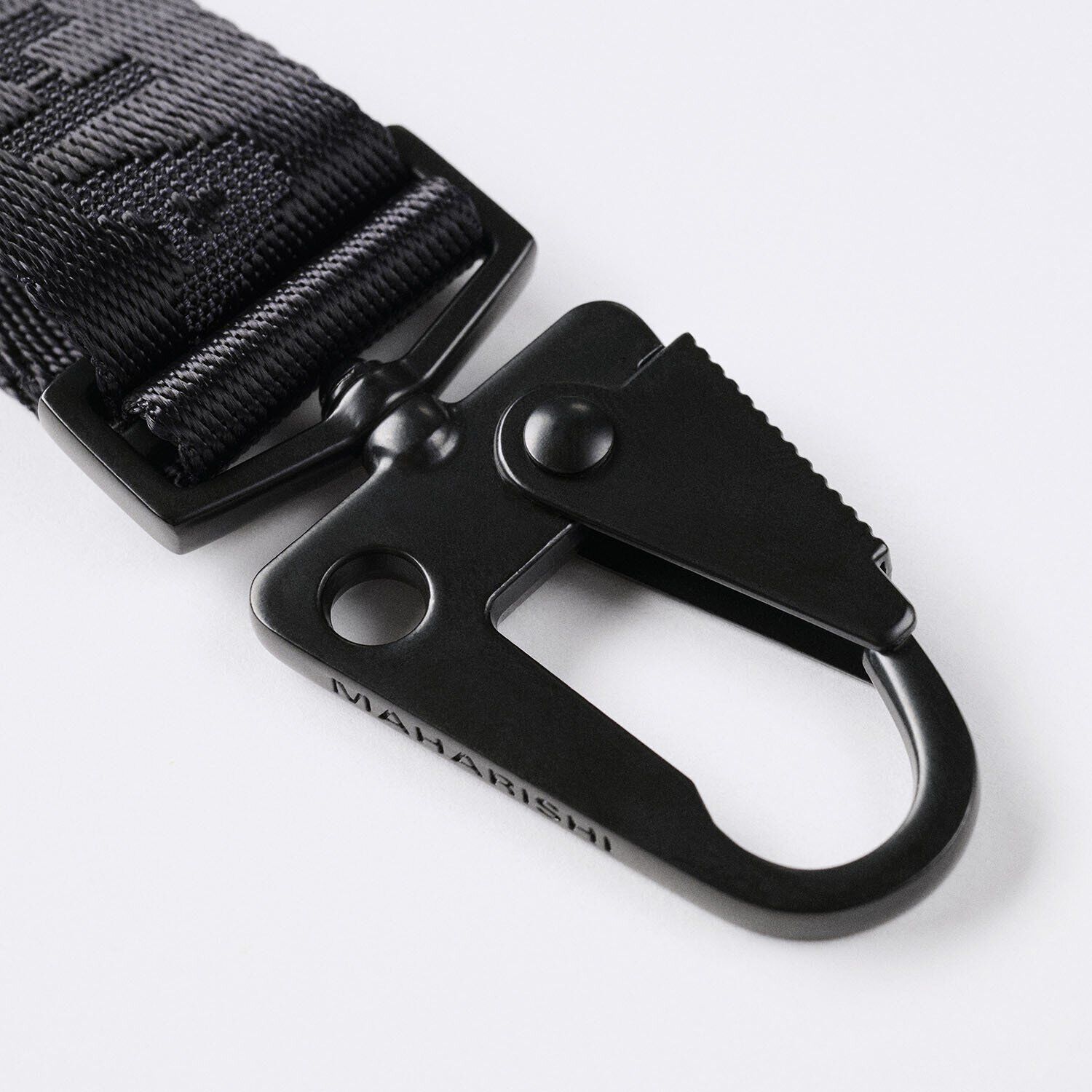 Maharishi Pack Nubuck Leather-Textile Black - Image 5