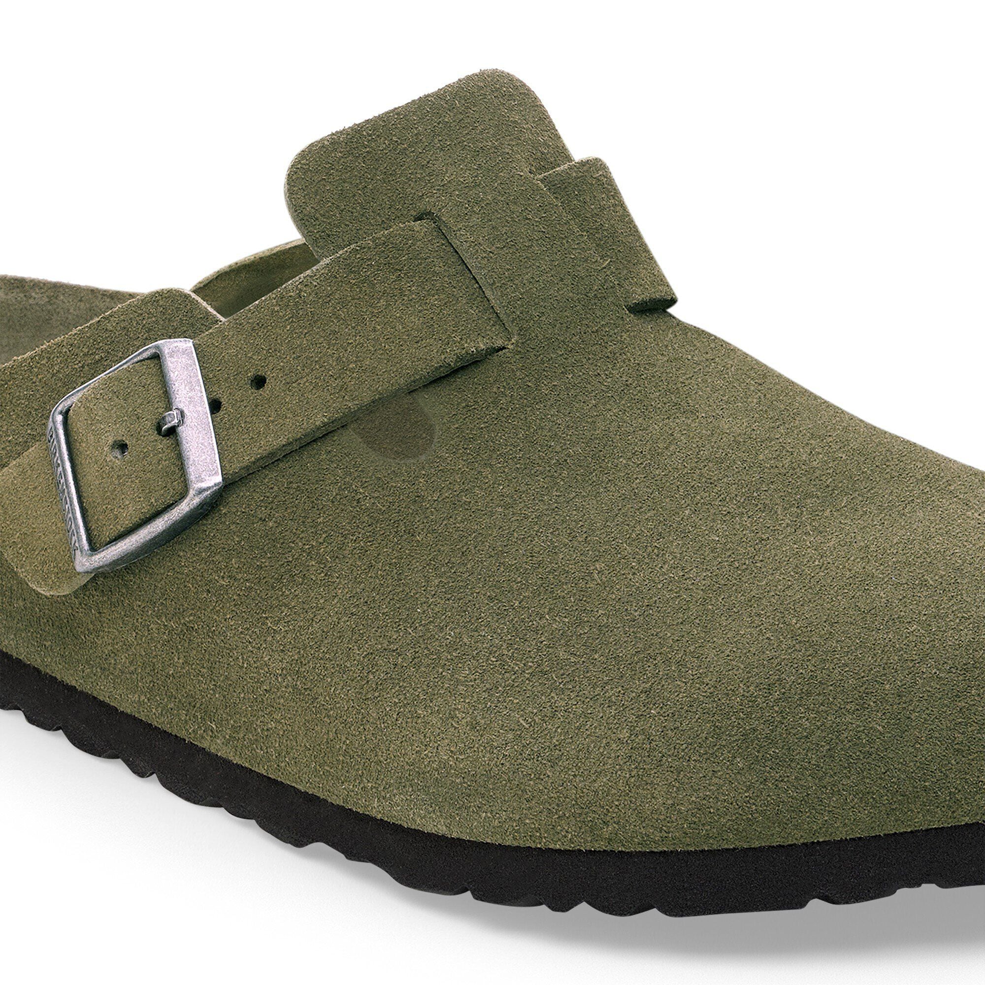 Boston Soft Footbed Suede Leather Thyme Tonal - Image 9