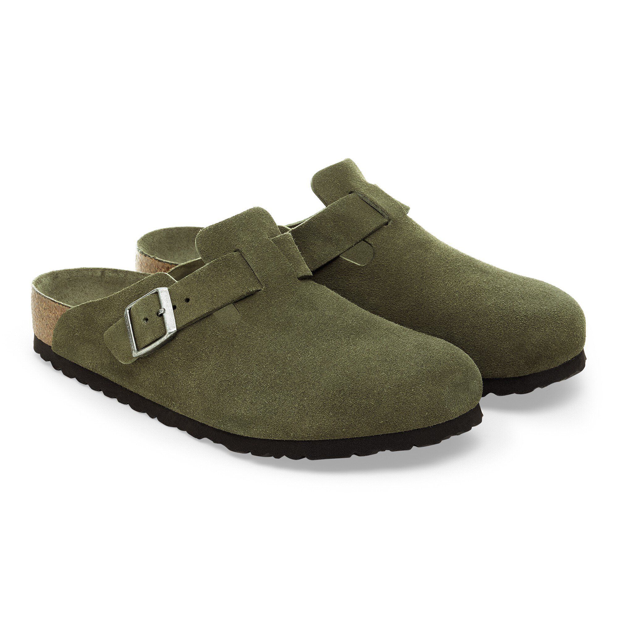 Boston Soft Footbed Suede Leather Thyme Tonal - Image 6