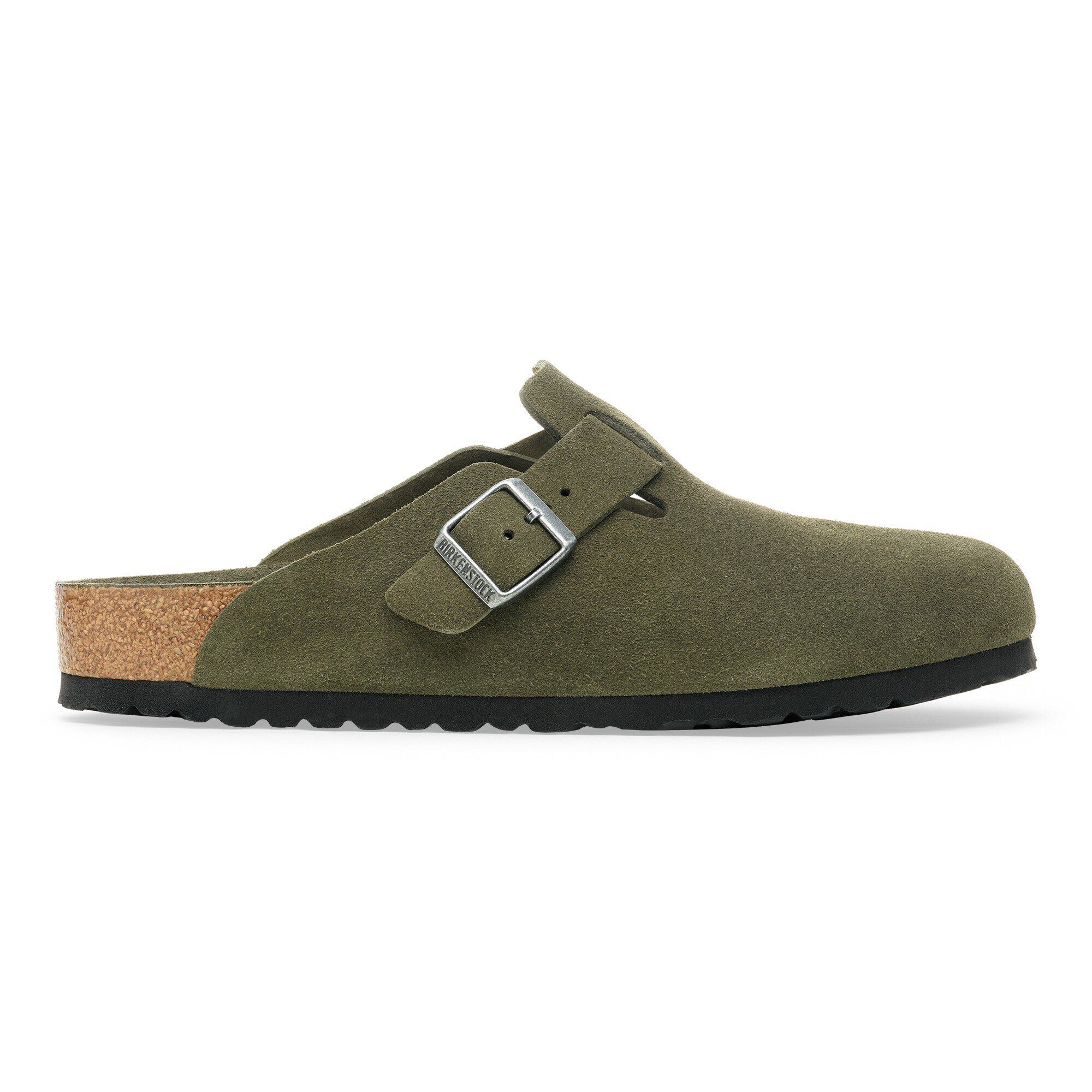 Boston Soft Footbed Suede Leather Thyme Tonal - Image 3