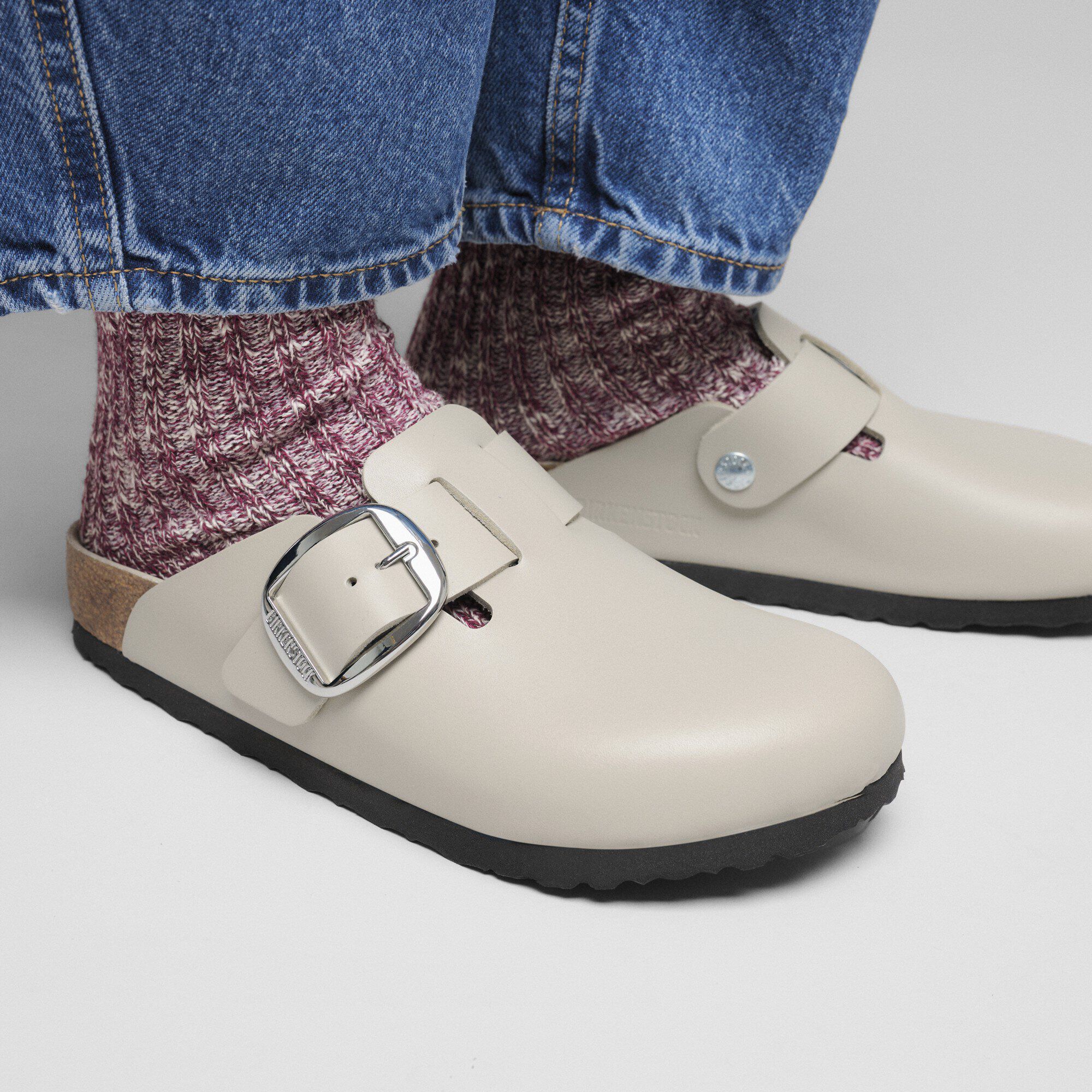 Boston Big Buckle Natural Leather - Image 5
